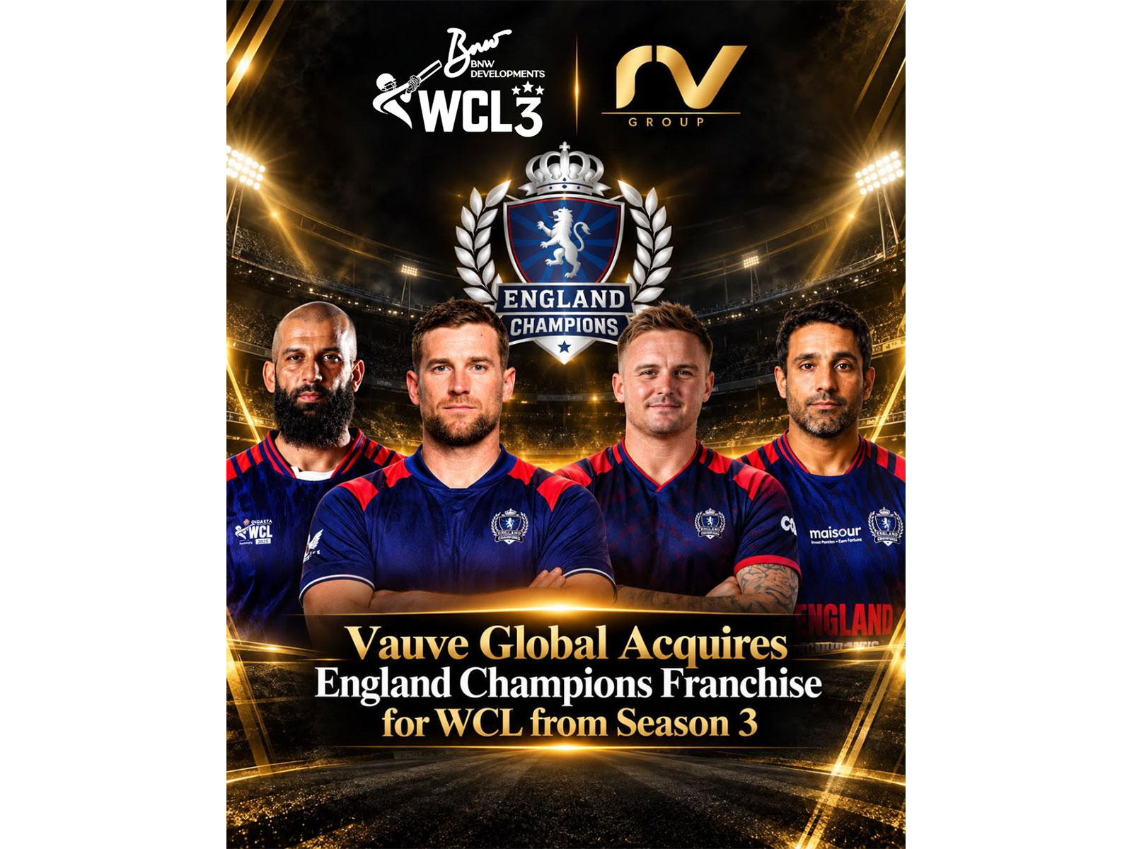 England Champions are all set for WCL season. (Photo: WCL)