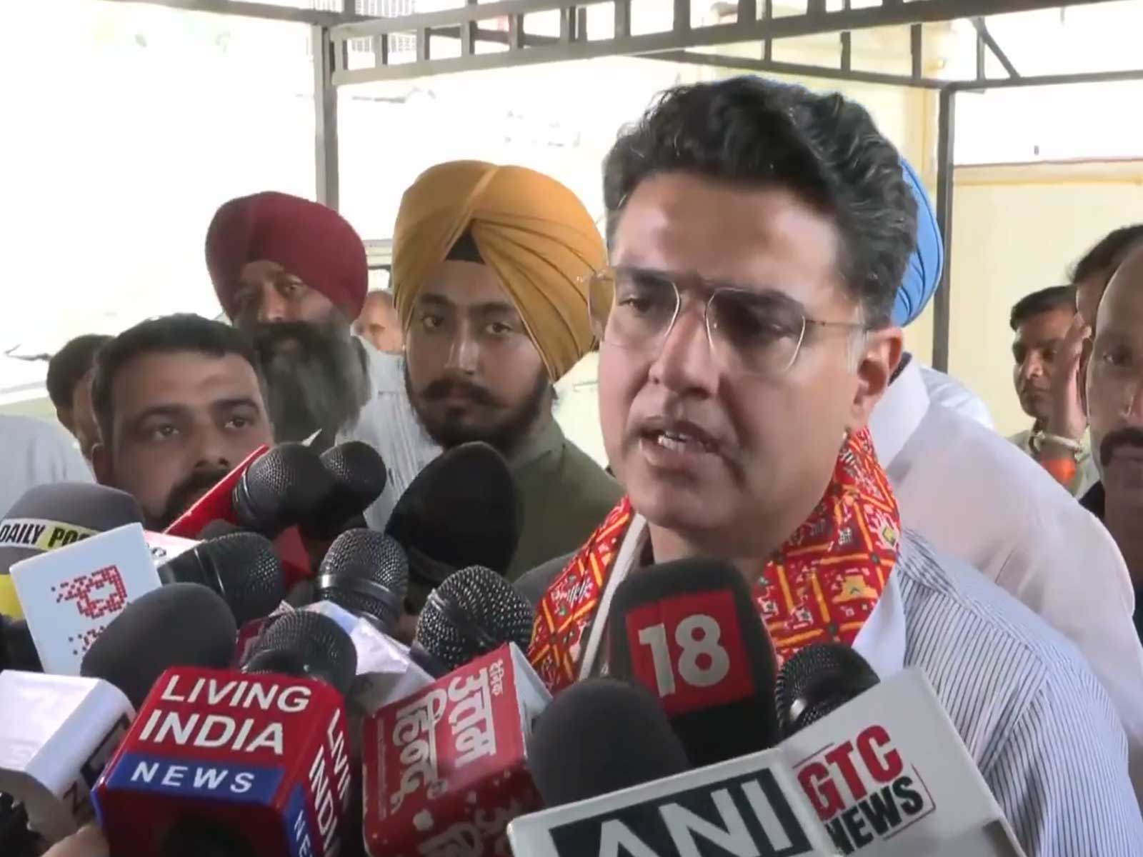 Congress General Secretary in-charge of Punjab Sachin Pilot (Photo/ANI)