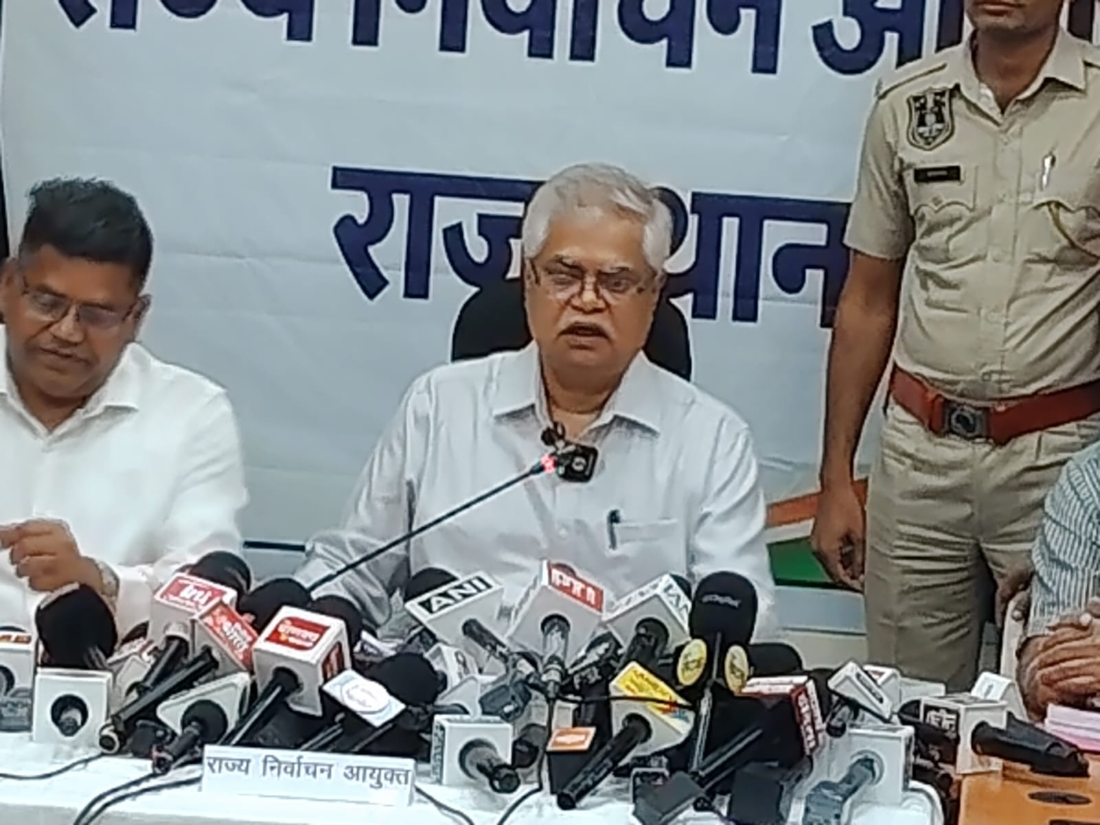 Chief Electoral Officer of Rajasthan Rajeshwar Singh (Photo/ANI)