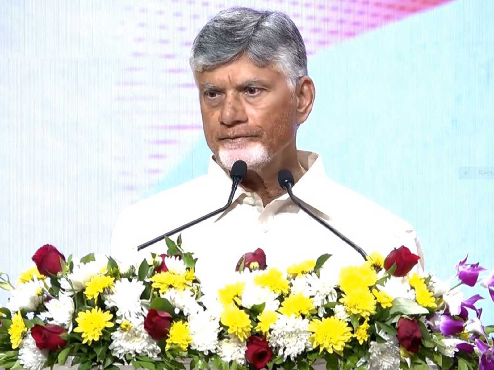 Andhra Pradesh Chief Minister N Chandrababu Naidu addresses PAN-IIT Andhra Pradesh Summit 2026 (Photo: I& PR)