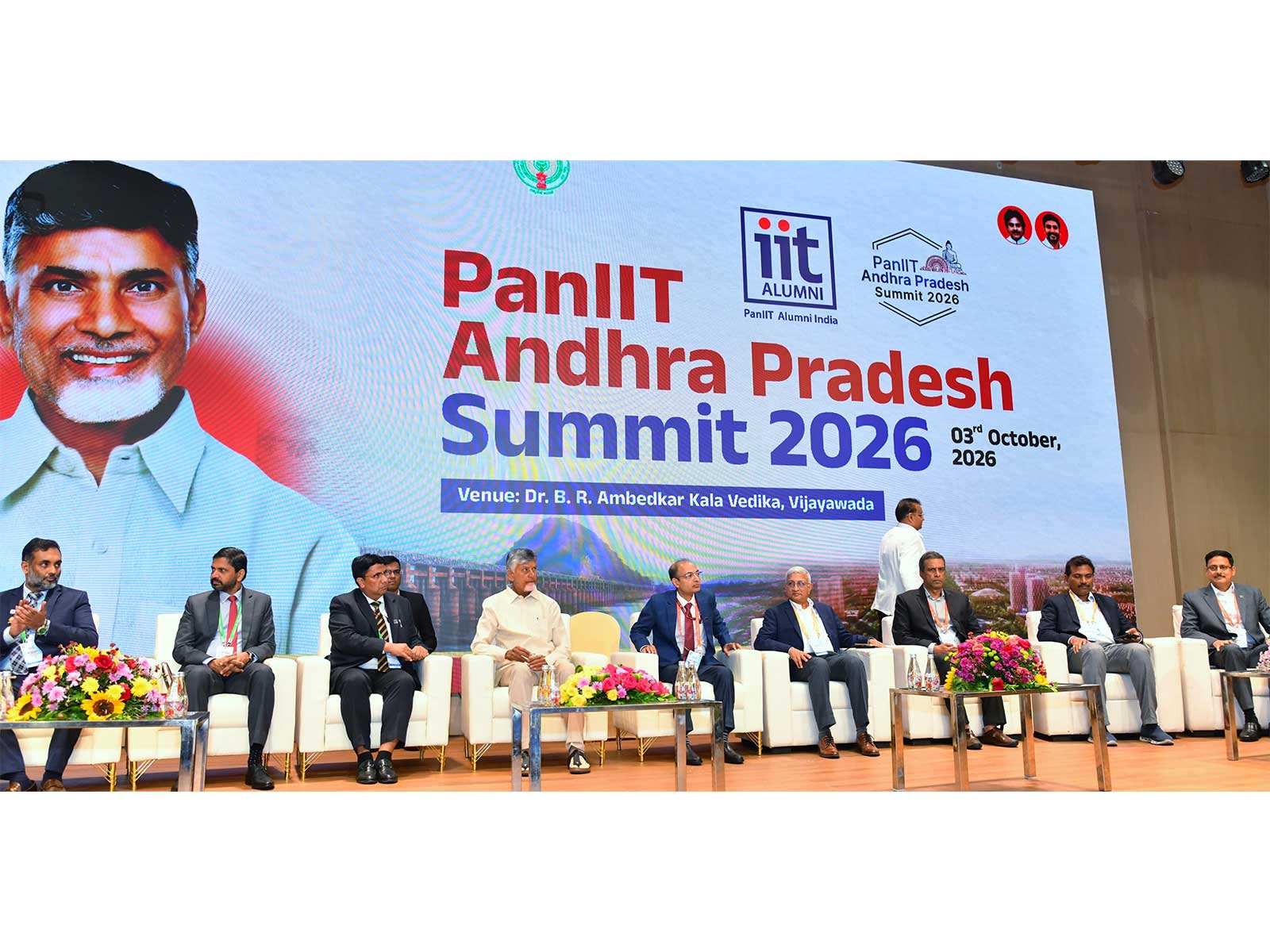 PAN IIT Andhra Pradesh summit 2026 in Vijayawada (Photo:@ncbn)