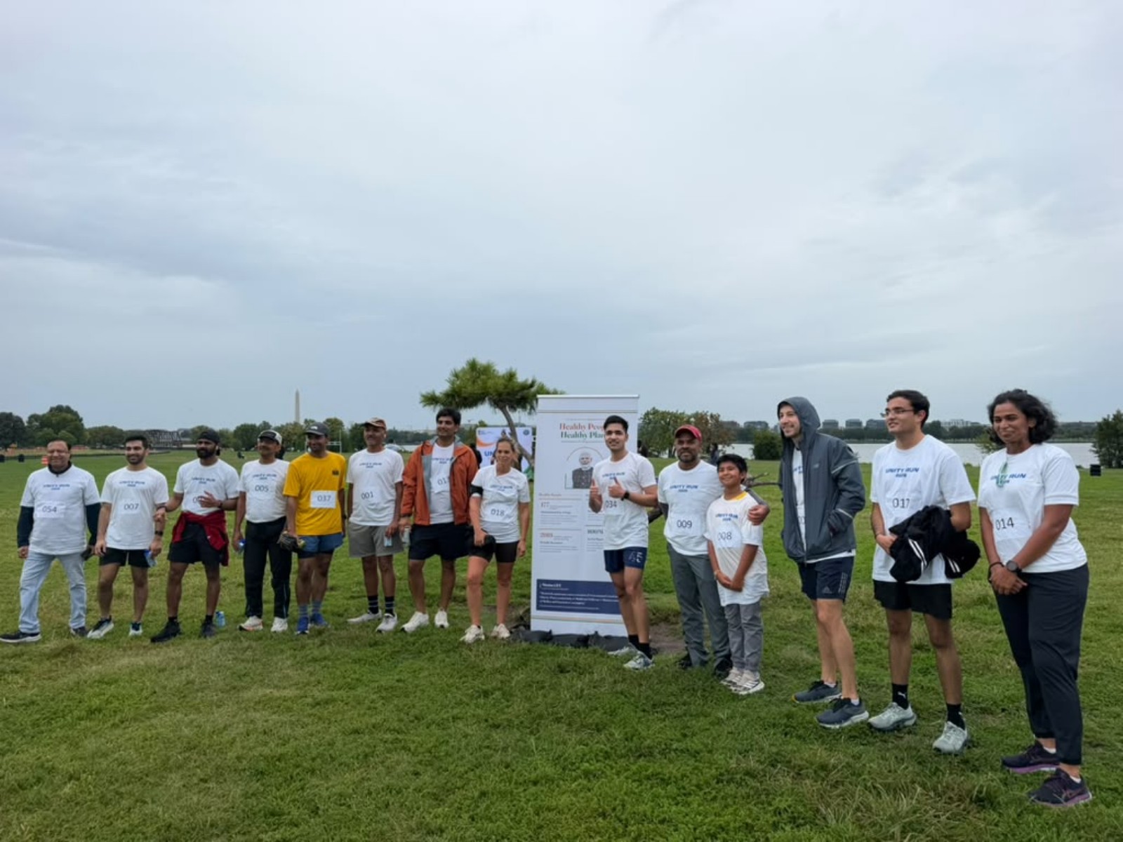 Indian Embassy in US hosts "Unity Run" to promote community, well-being (Photo/ANI)