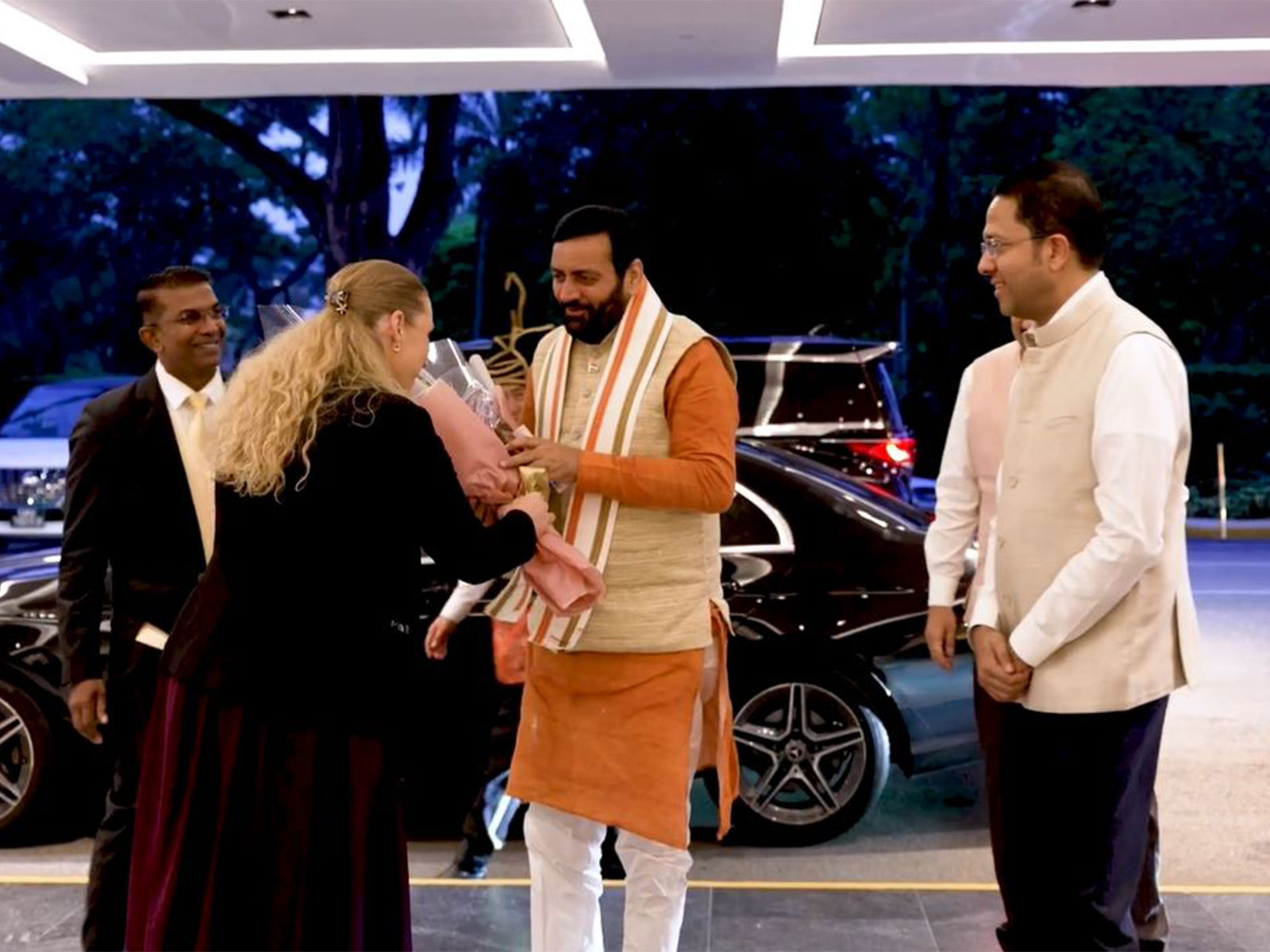 Haryana Chief Minister Nayab Singh Saini is in Singapore on Sunday on a three-day visit (Photo/ ANI)
