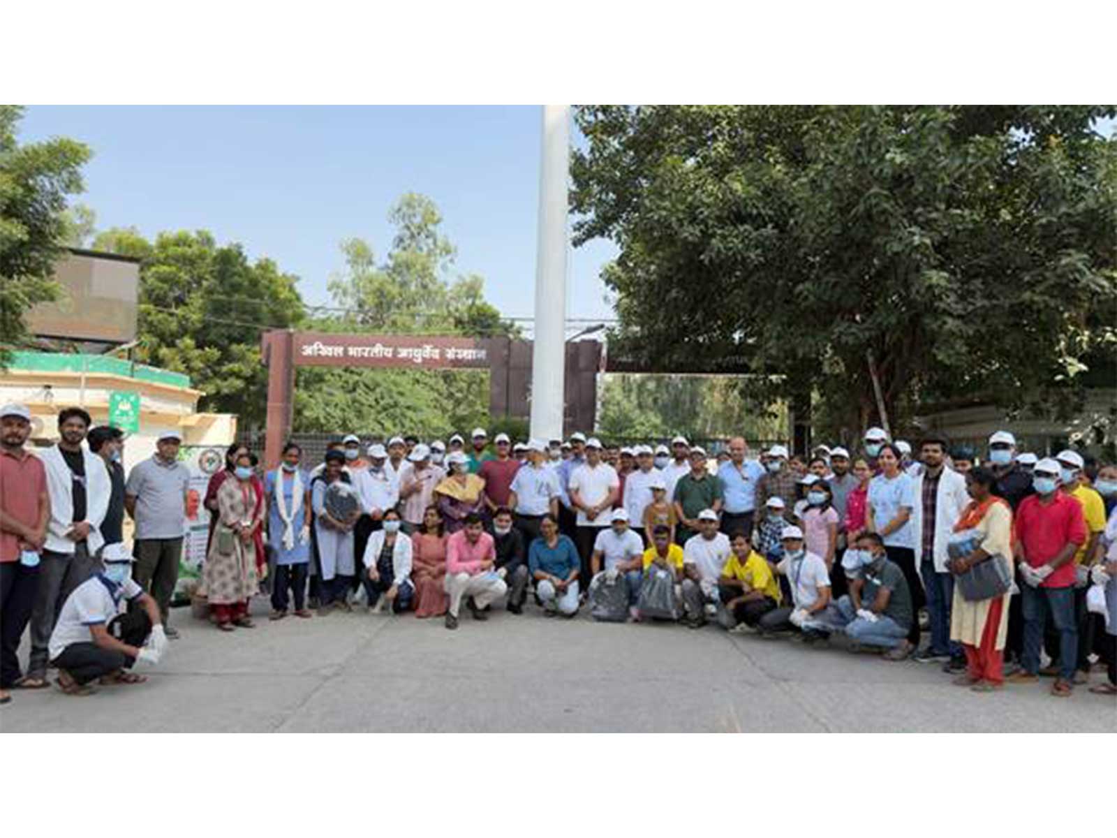 Swachhata Hi Seva 2026 concludes at All India Institute of Ayurveda (Photo/PIB Delhi)