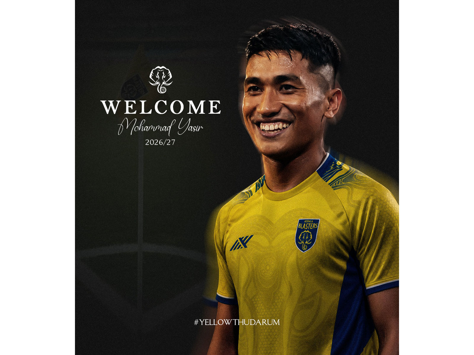 Mohammad Yasir (Photo: X/ @KeralaBlasters)