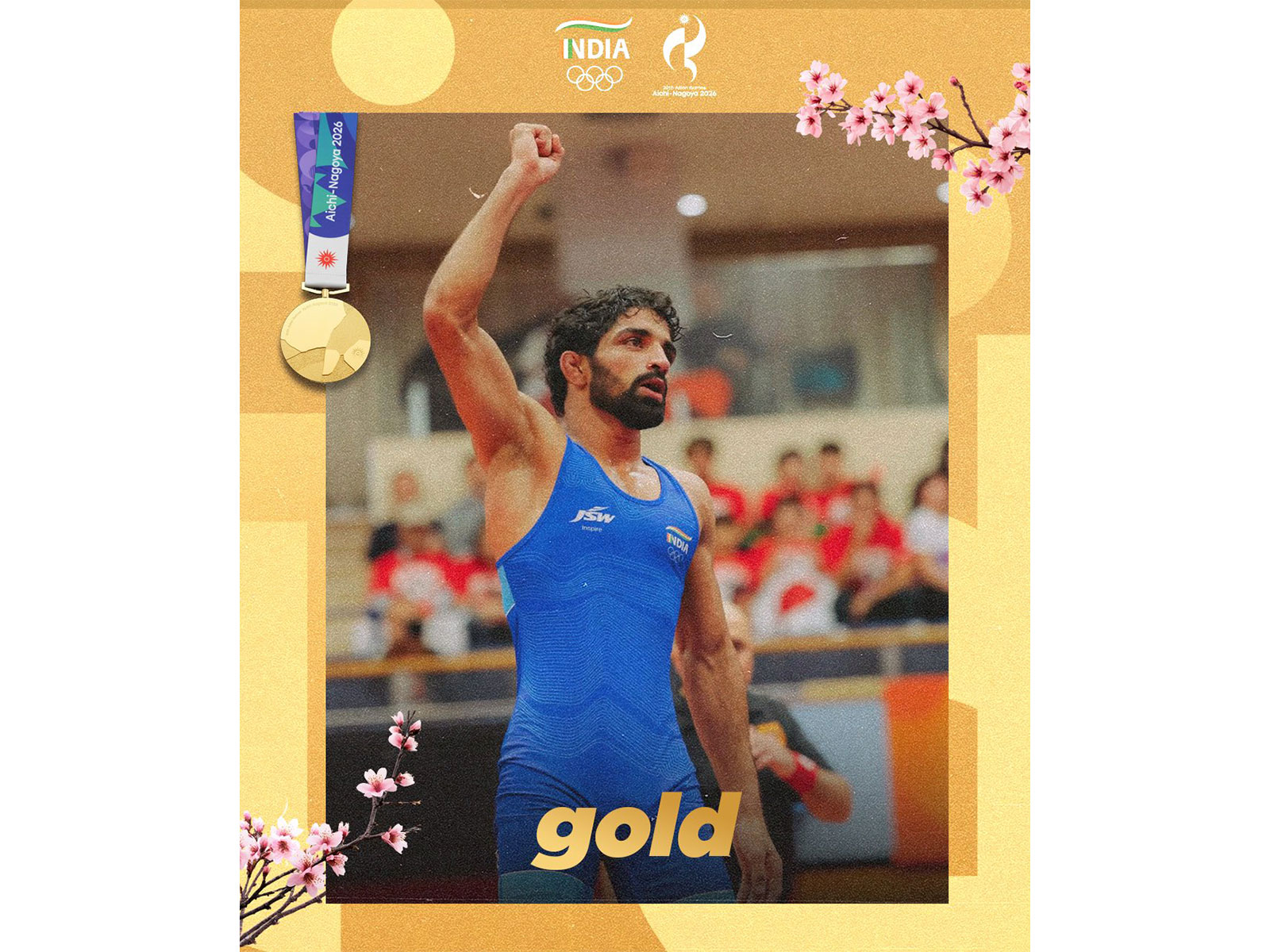 Indian wrestler Aman Sehrawat (Photo: X/ @WeAreTeamIndia)