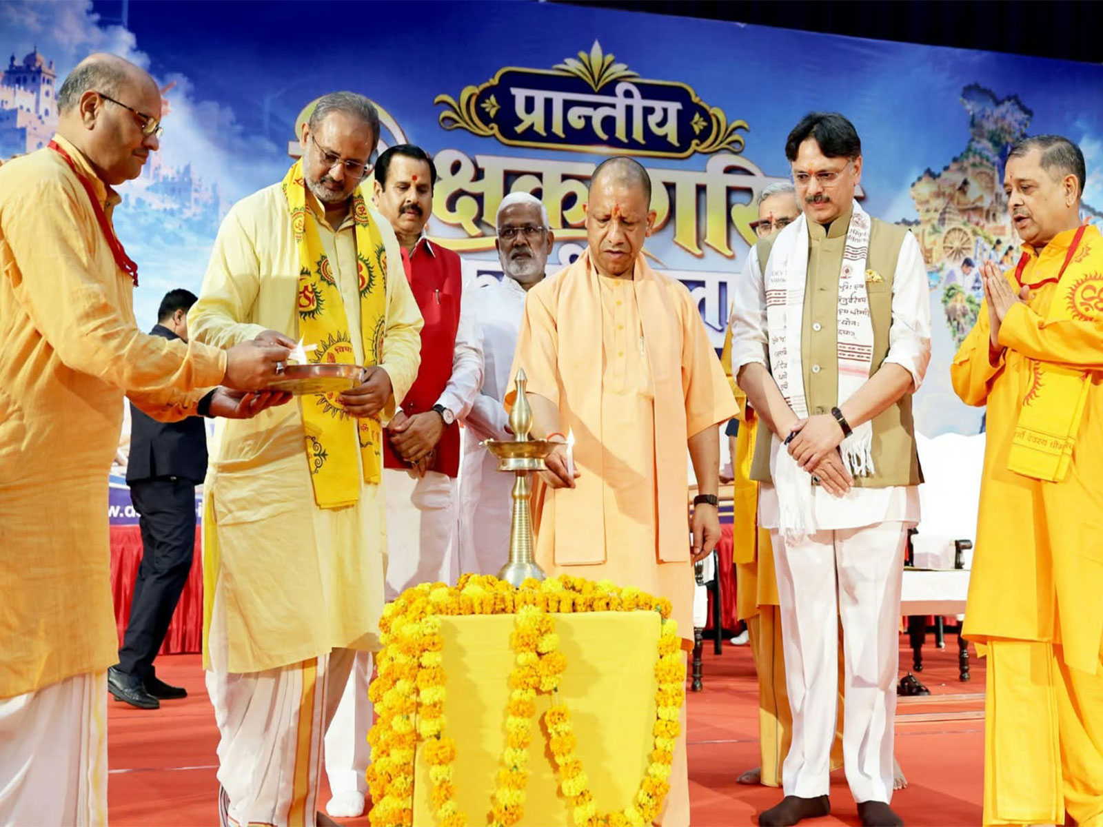 CM Yogi Adityanath attends 'teacher dignity workshop' in Lucknow (Photo/Release)