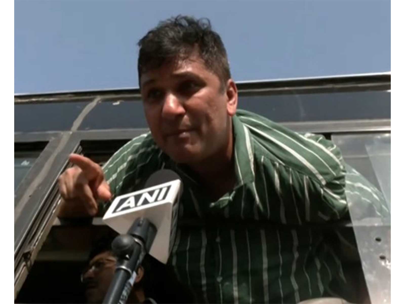 Delhi AAP president Saurabh Bhardwaj and AAP national convenor Arvind Kejriwal (Photo/ANI)