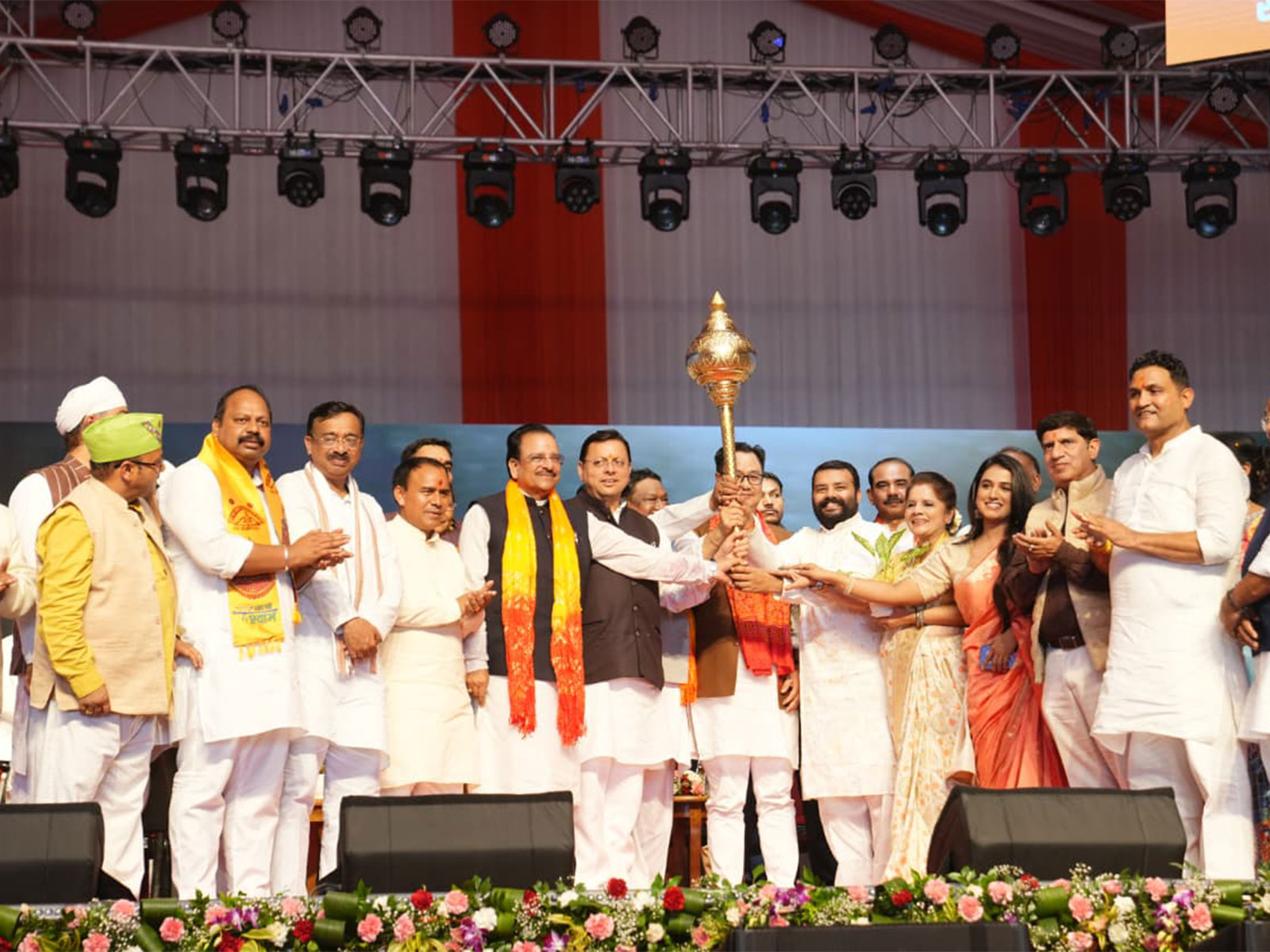 Uttarakhand CM Dhami inaugurates three-Day 'Uttarakhand Aadi Rangotsav' (Photo/ANI)