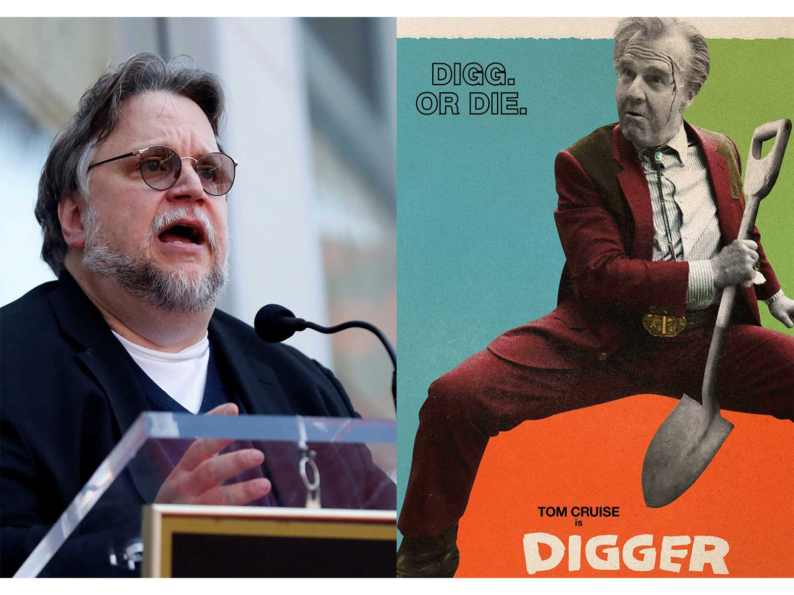 Guillermo Del Toro supports ‘Digger’ (Photo/Reuters/Instagram@tomcruise)