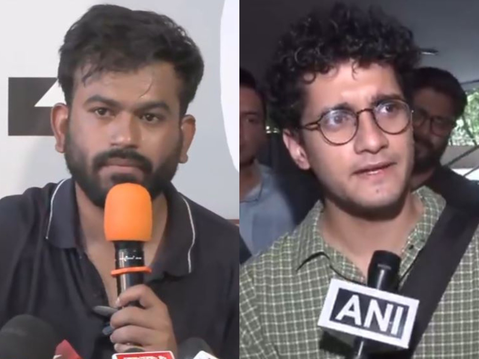 CJP activists Abhijeet Dipke and Sourav Das (Photo/ANI)