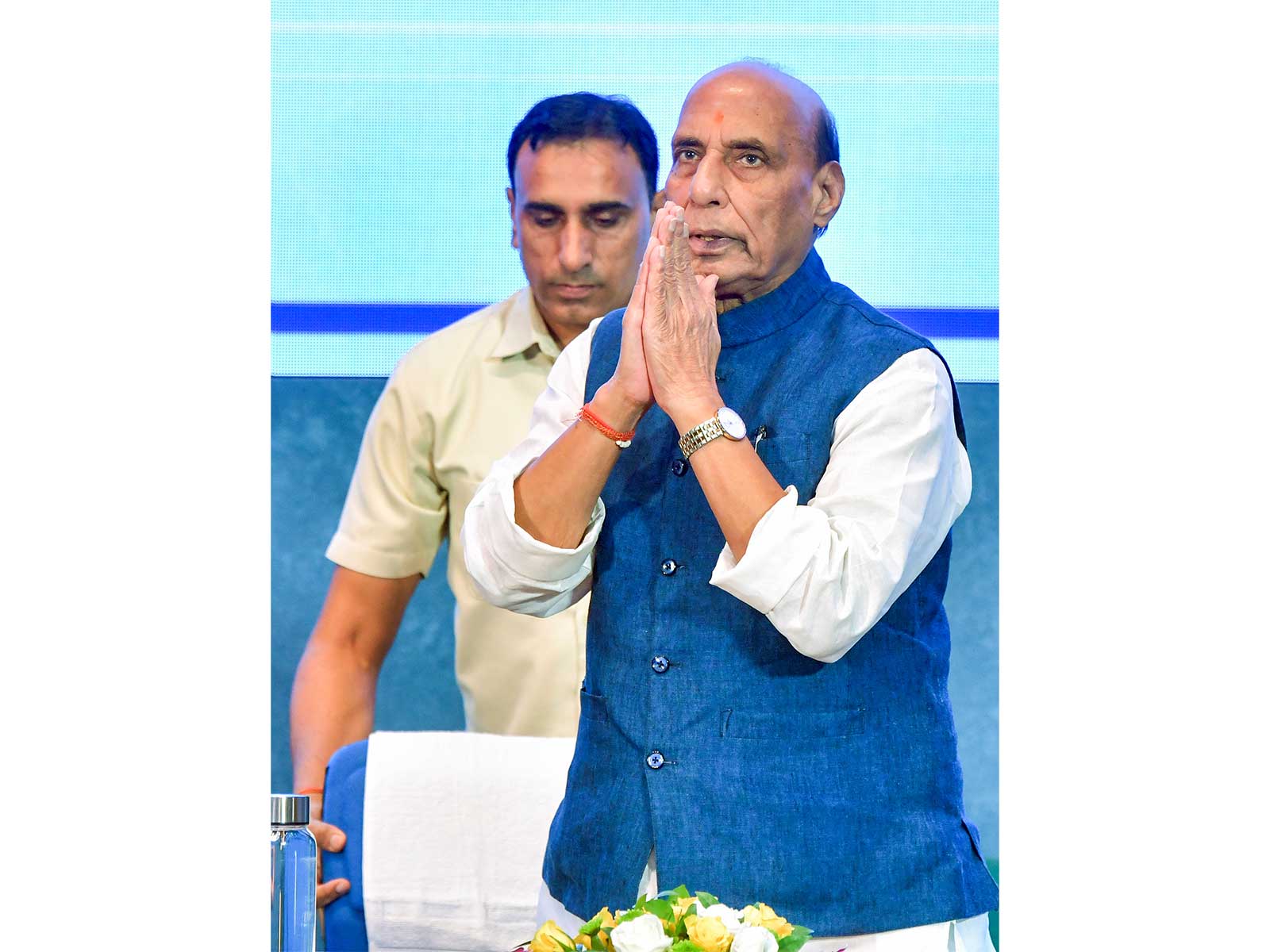 Defence Minister Rajnath Singh is scheduled to visit Ayodhya on Monday (Photo/ ANI)