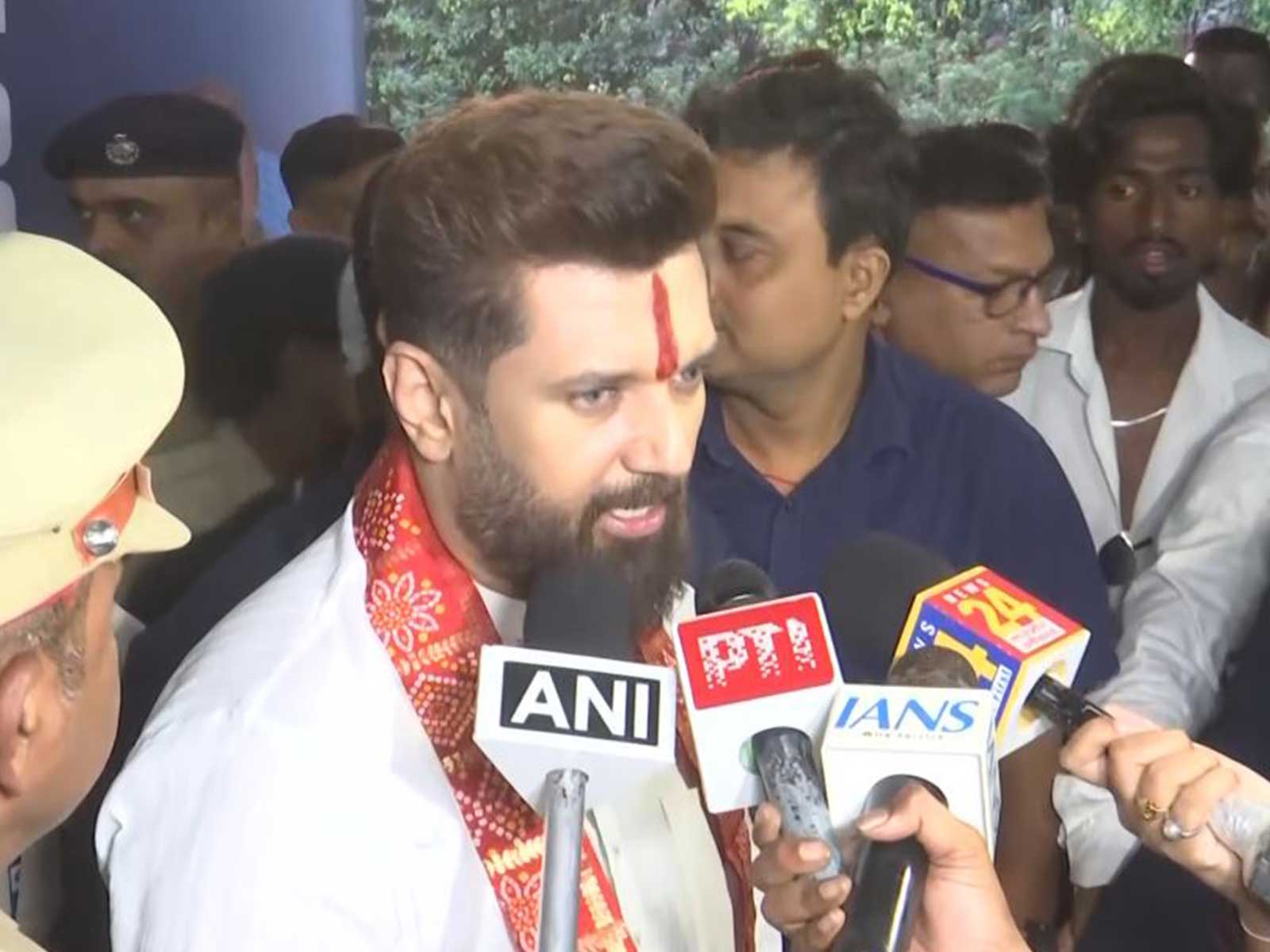Union Minister Chirag Paswan (Photo/ANI)