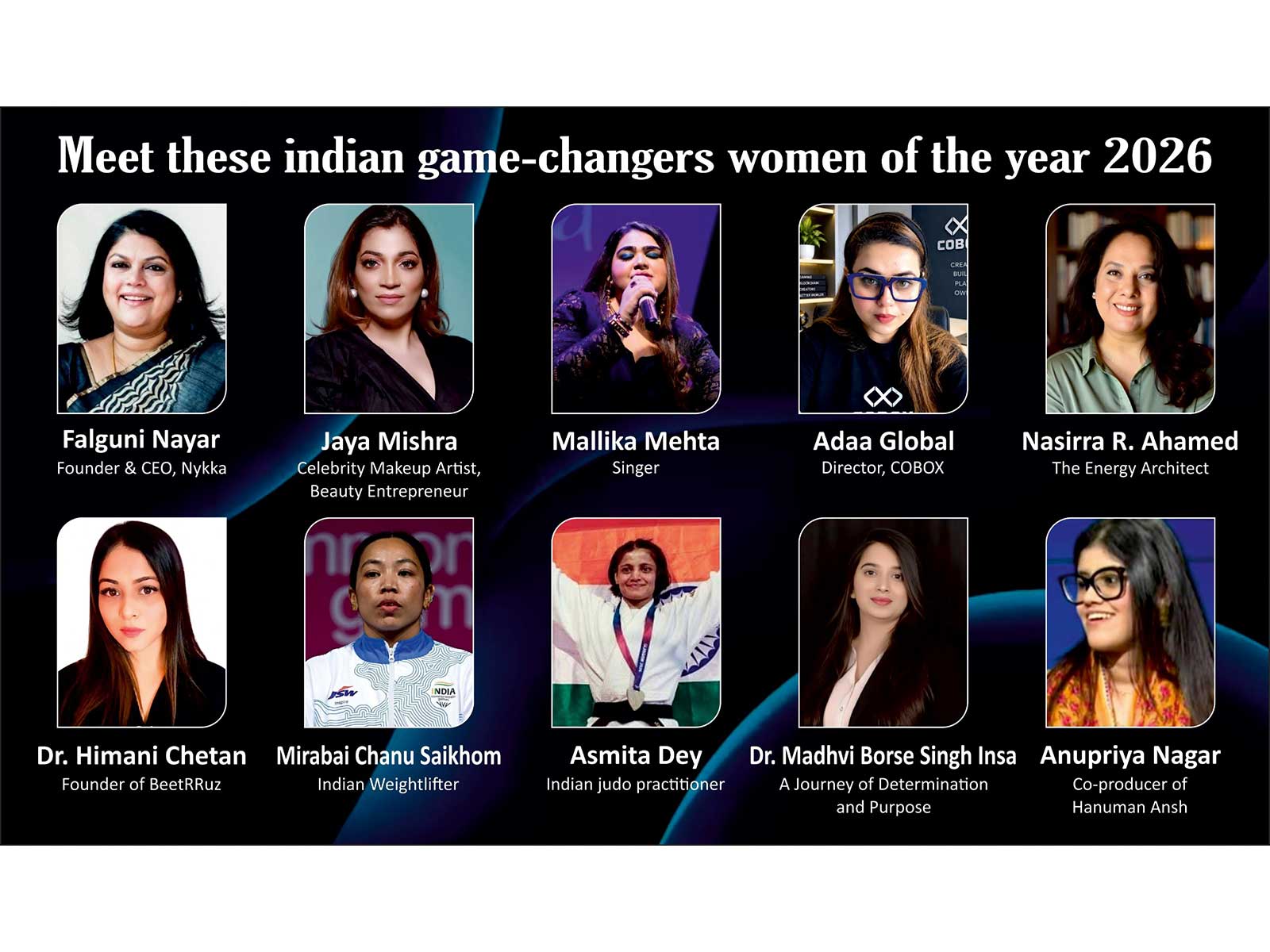 Meet these Indian game-changers women of the year 2026