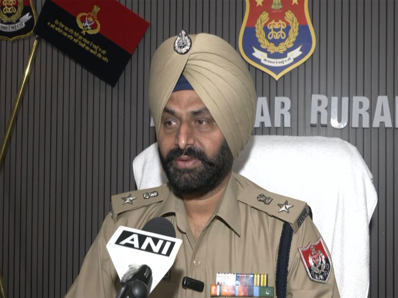 SSP Amritsar Rural Kanwalpreet Singh (Photo/ANI) 