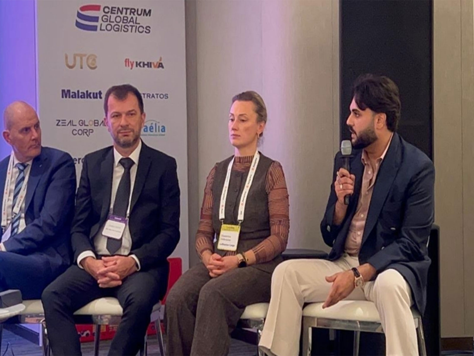 Nipun Anand, CEO, Zeal Global Services Ltd. speaking at the Central Asia Air Cargo Summit