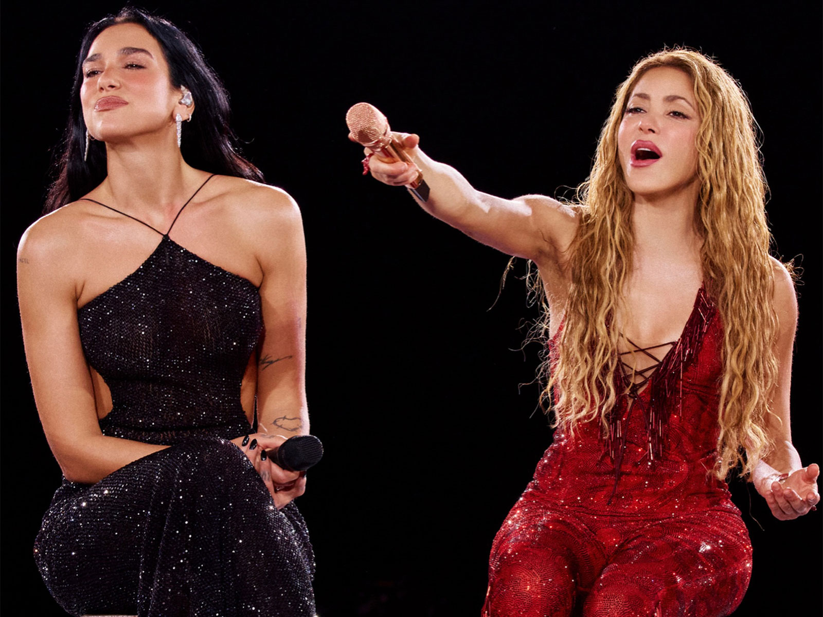 Dua Lipa, Shakira (Photo/Instagram/@dualipa)