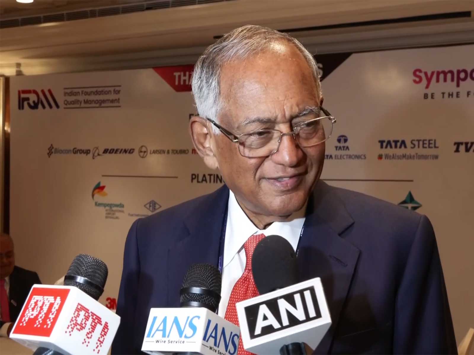 Venu Srinivasan, Chairman of IFQM and Chairman Emeritus of TVS Motor Company (Photo/ANI)