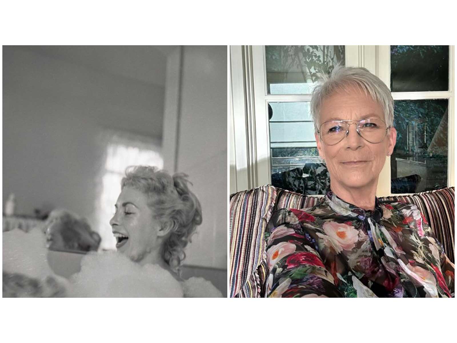 Janet Leigh (L) Jamie Lee Curtis (R) (Photos/instagram/@jamieleecurtis)