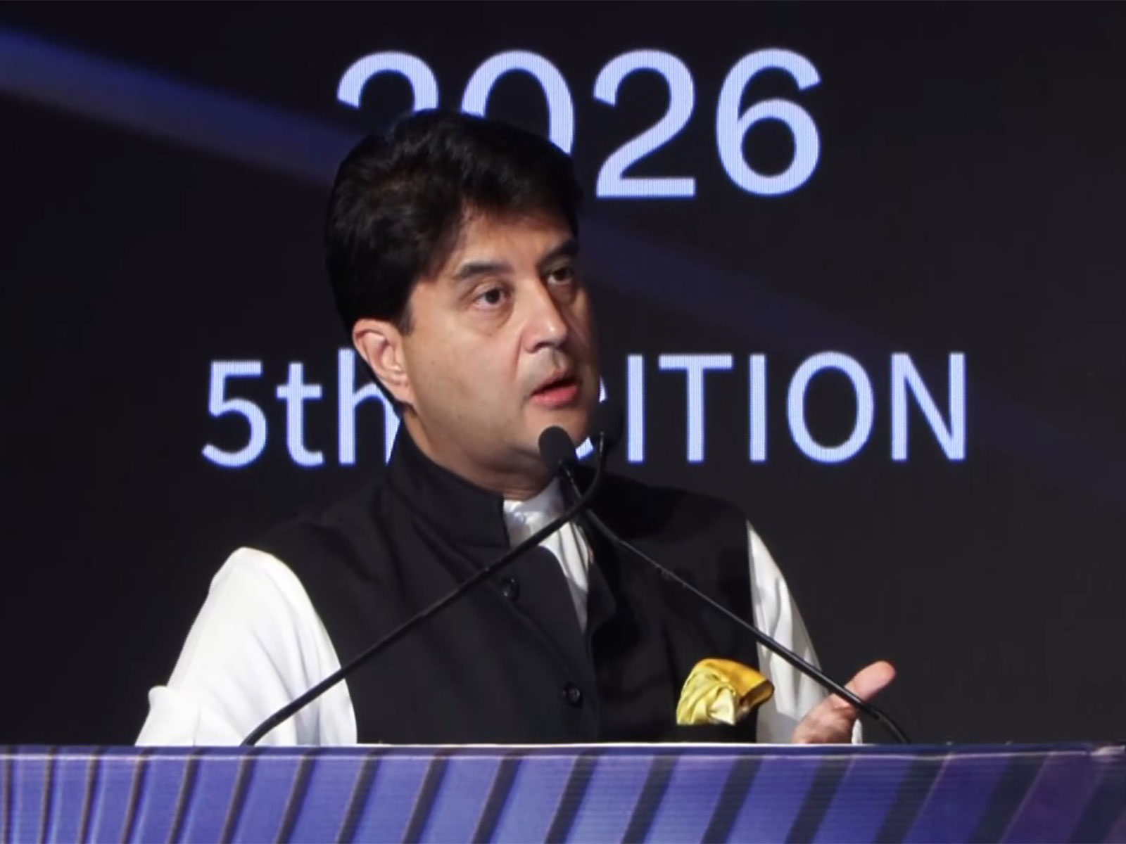 Union Minister for Communications Jyotiraditya Scindia. (Photo-ANI)