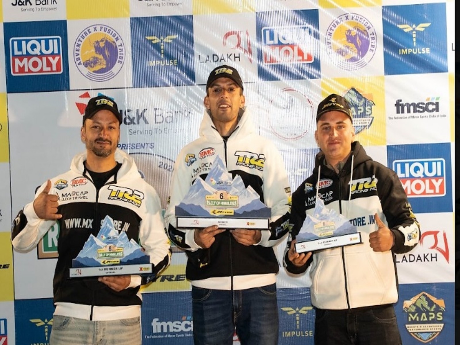 Winners of JK Tyre Rally of Himalayas 2026