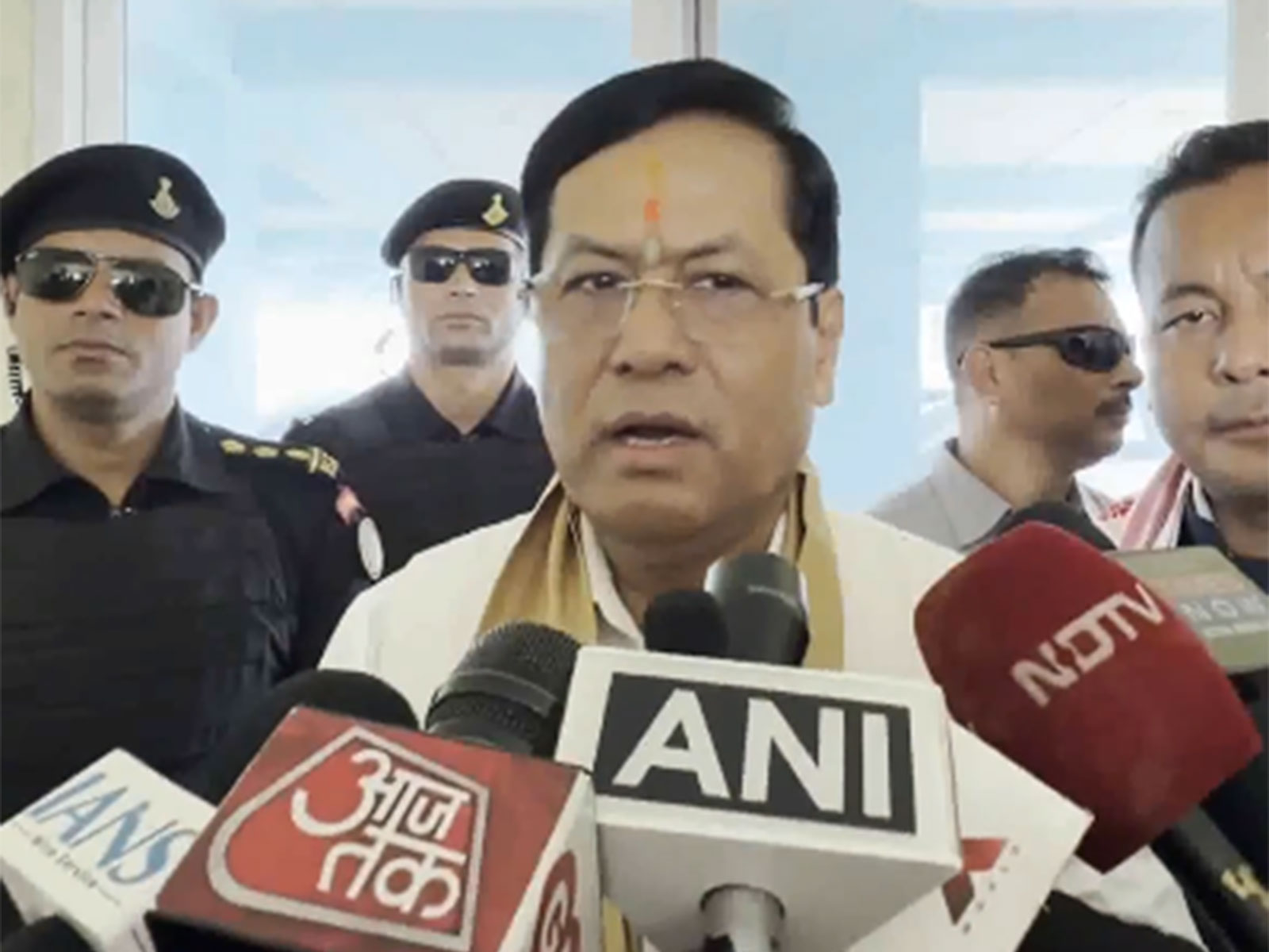 Union Minister of Ports, Shipping and Waterways (MoPSW) Sarbananda Sonowal  (Photo/ANI)