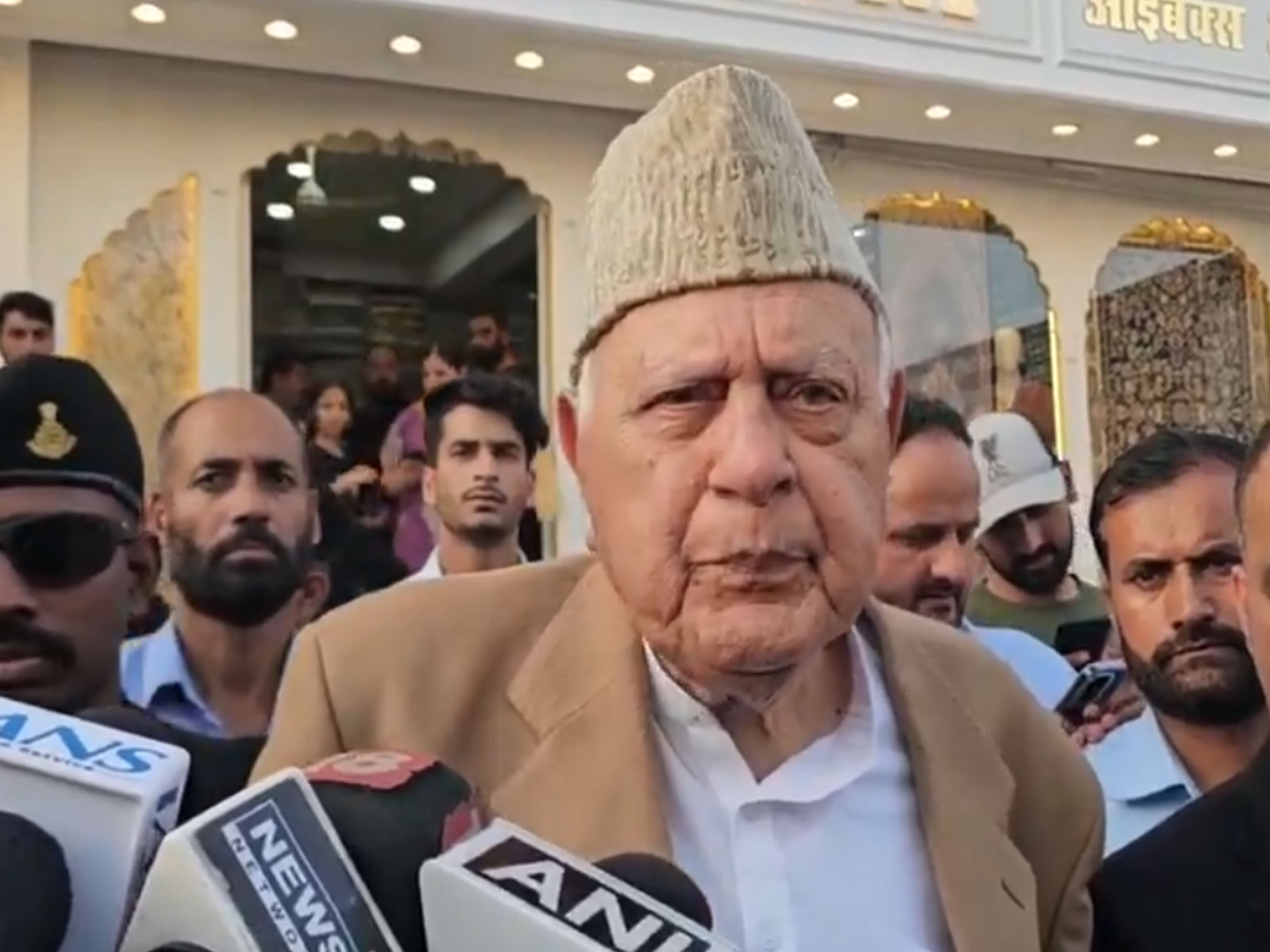 Jammu and Kashmir National Conference chief Farooq Abdullah (Photo/ANI)