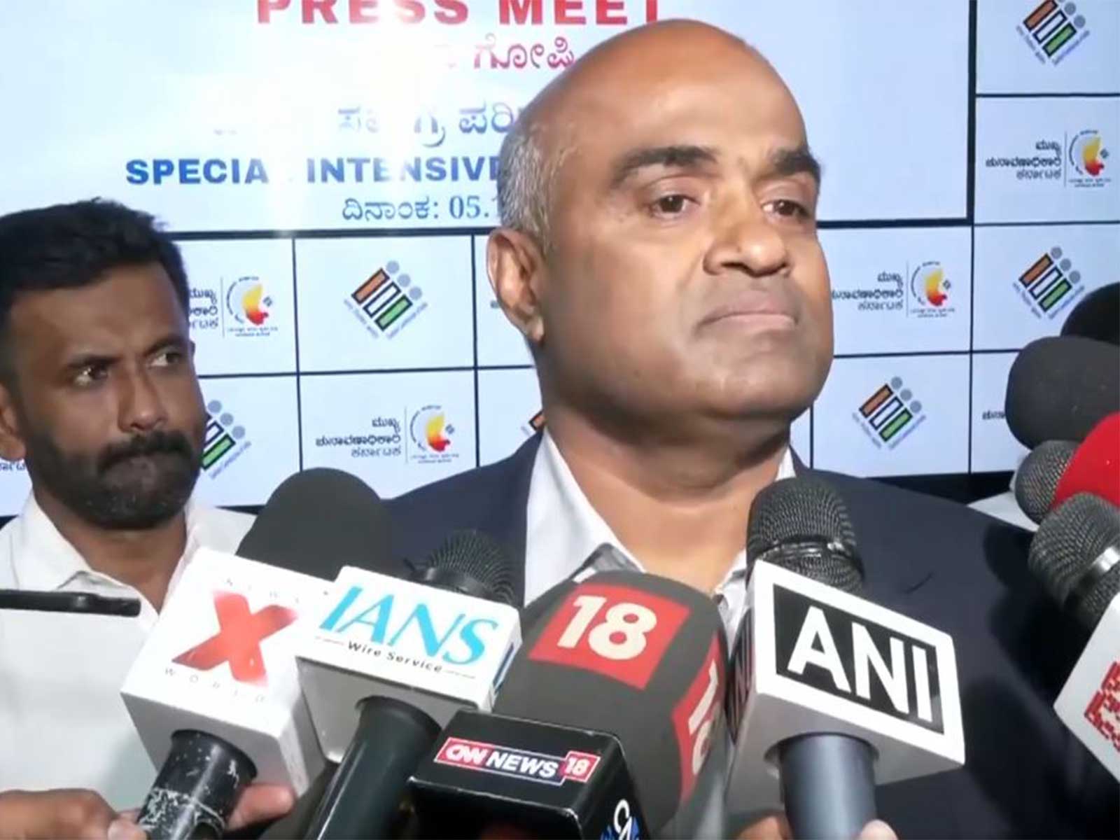 Chief Electoral Officer (CEO) of Karnataka V Anbukumar (Photo/ANI)