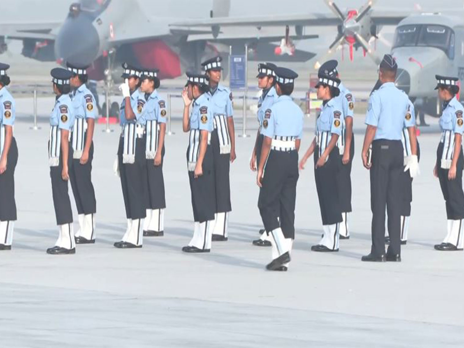 Indian Air Force conducted a full-dress rehearsal at Hindon Air Force Station (Photo/ANI)