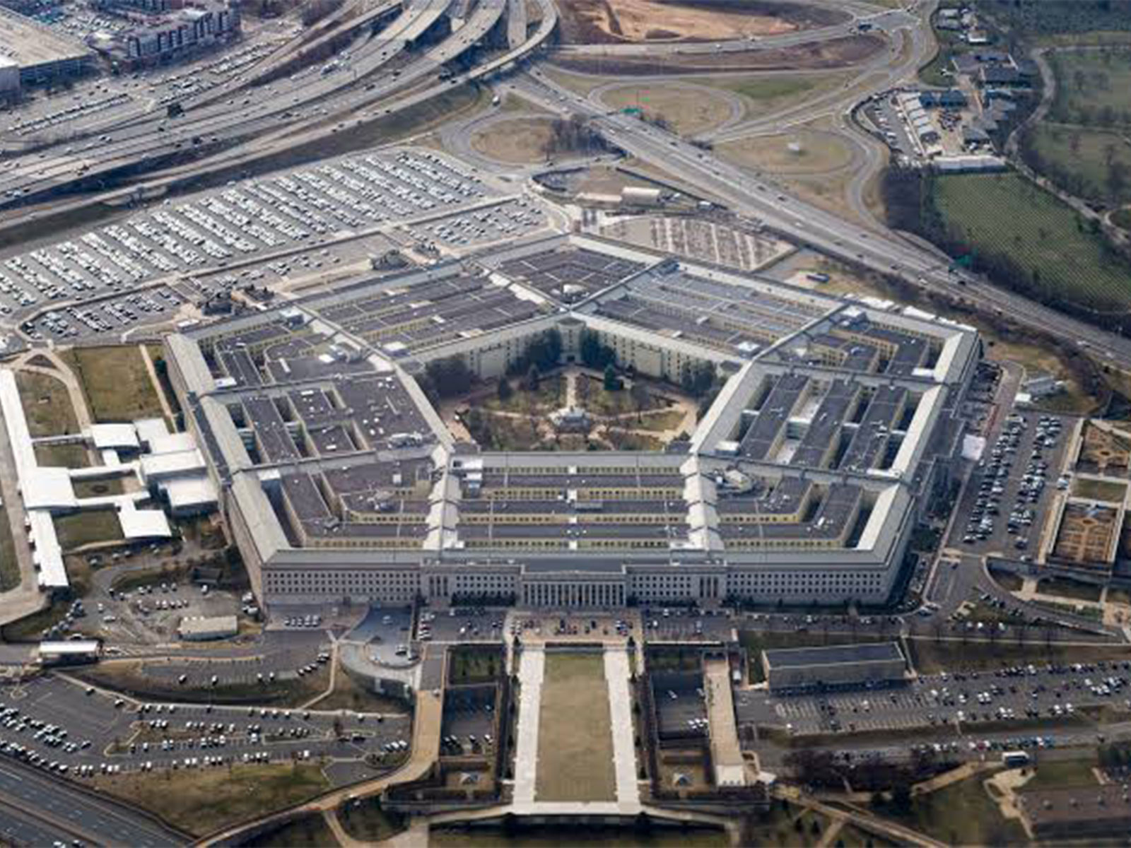 The Pentagon is seen from the air in Washington, US. (Photo/Reuters)