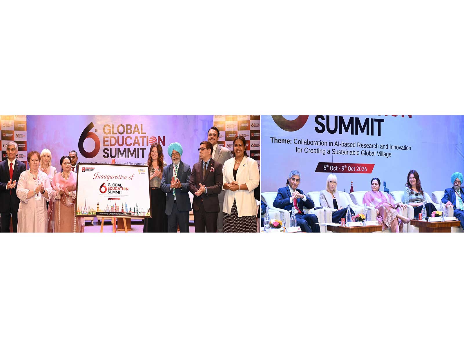 6th Global Education Summit sees Participation from 90+ renowned Global Academic Leaders representing 69 Global Partner Universities from 30+ Nations at Gharuan Campus.