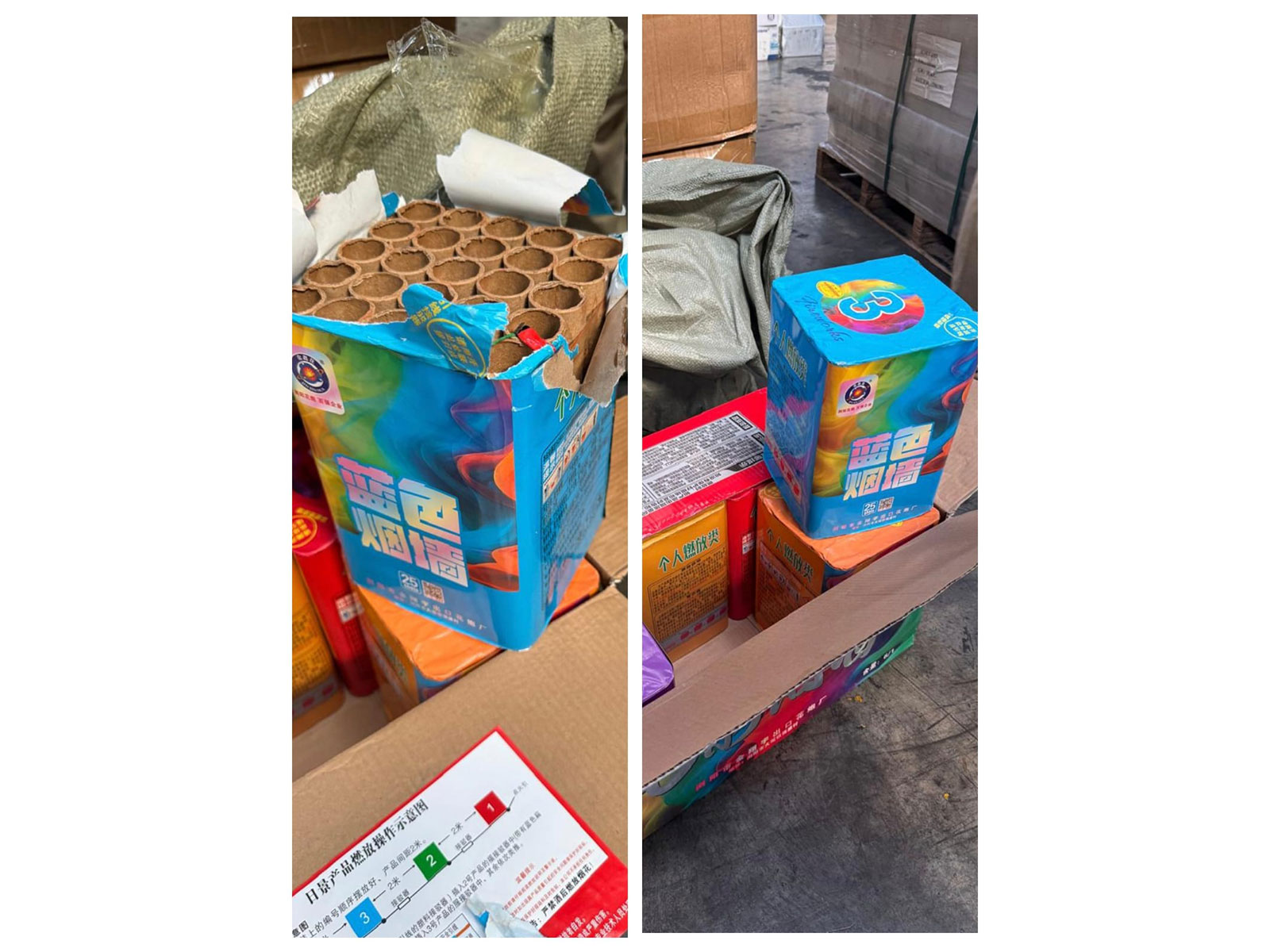 DRI seizes Chinese firecrackers worth Rs 12 crore at Chennai Port (Photo: DRI Hyderabad)