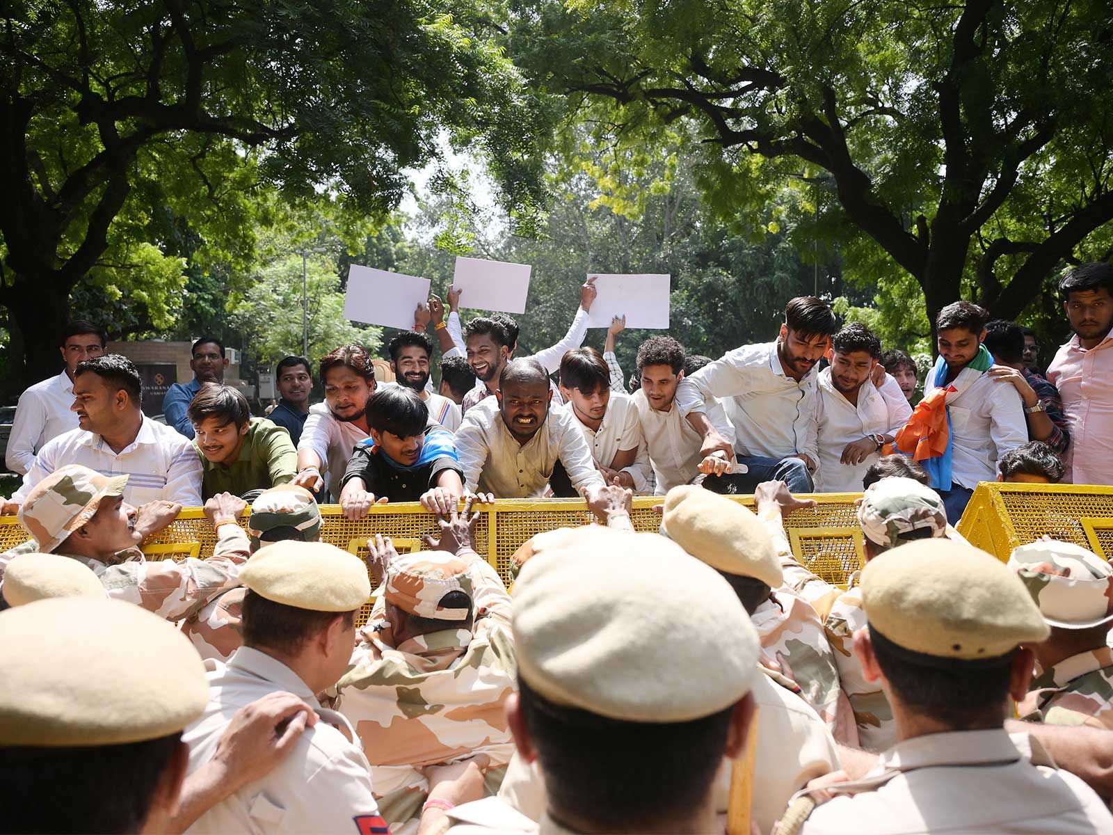 Jantar Mantar protest against CEC Gyanesh Kumar (File Photo/ANI)