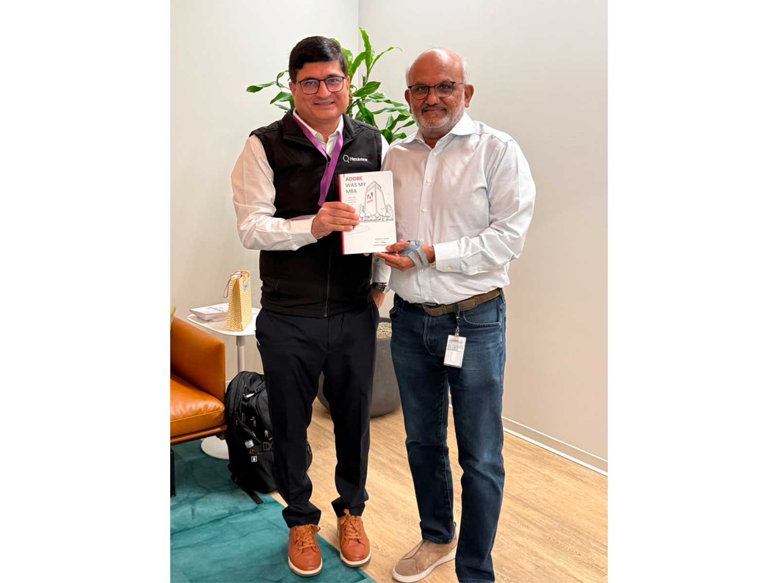 Adobe CEO Shantanu Narayen Unveils Adobe Was My MBA, Authored by Abhishek Talwar, CEO Of Hexaview Technologies