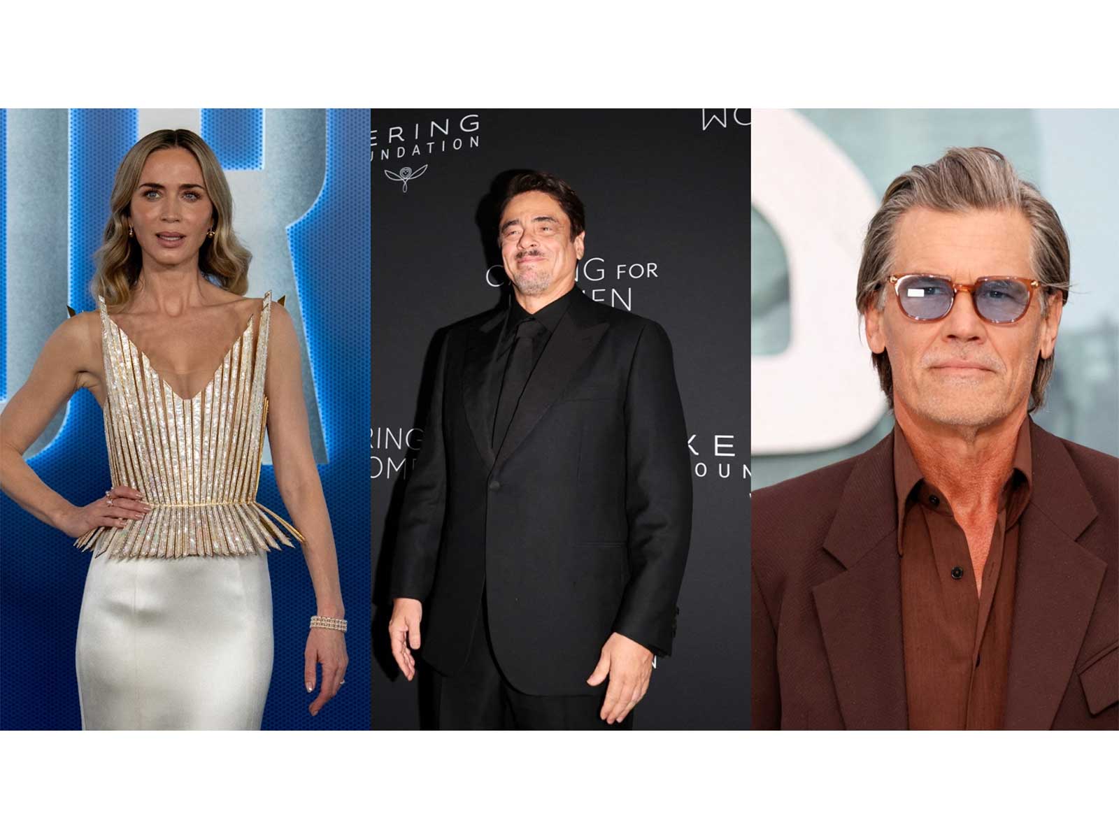 Emily Blunt, Benicio Del Toro, Josh Brolin (Photo/Reuters)