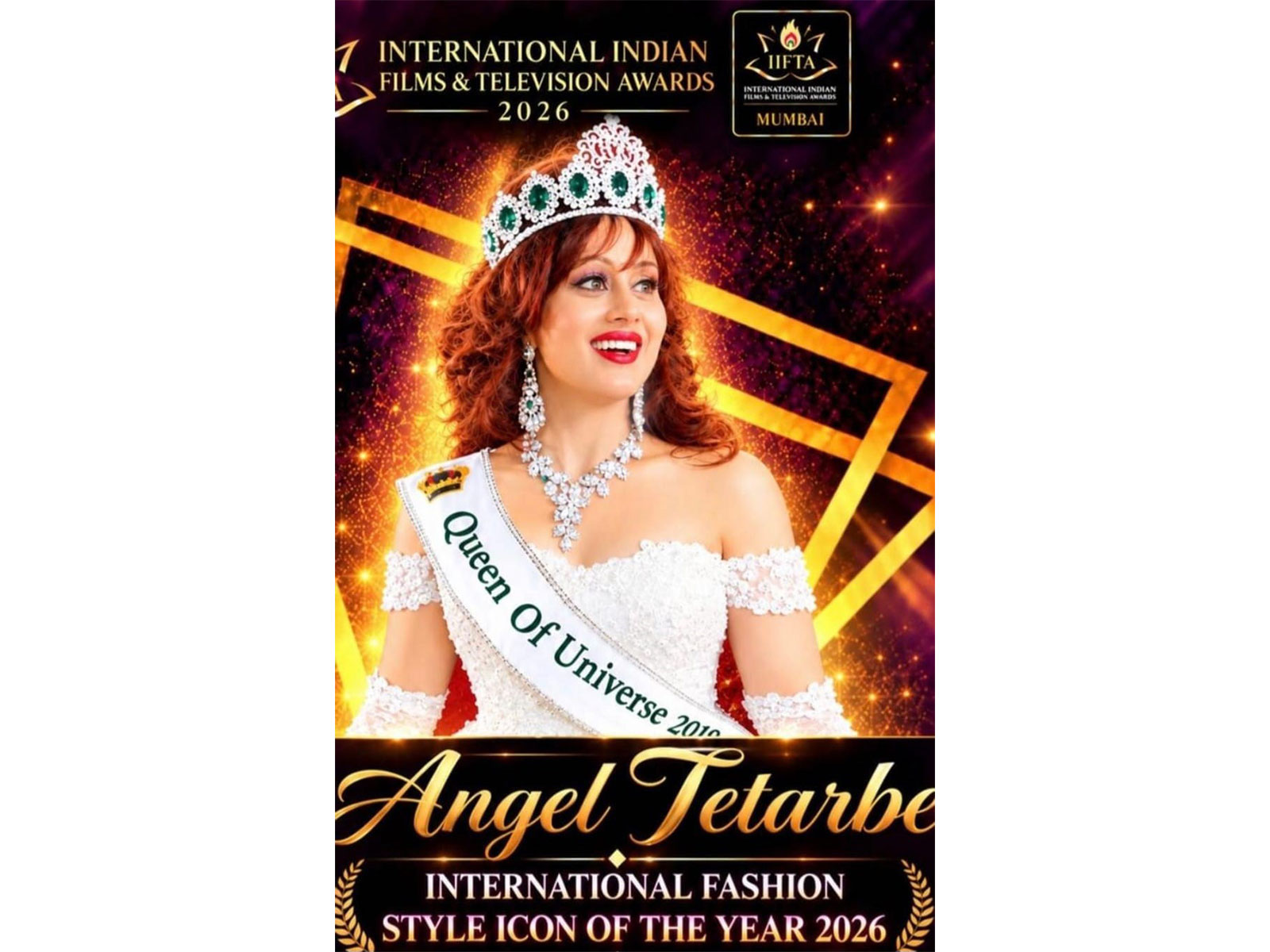 Angel Tetarbe Receives International Fashion Style Icon of the Year 2026 Award in Mumbai