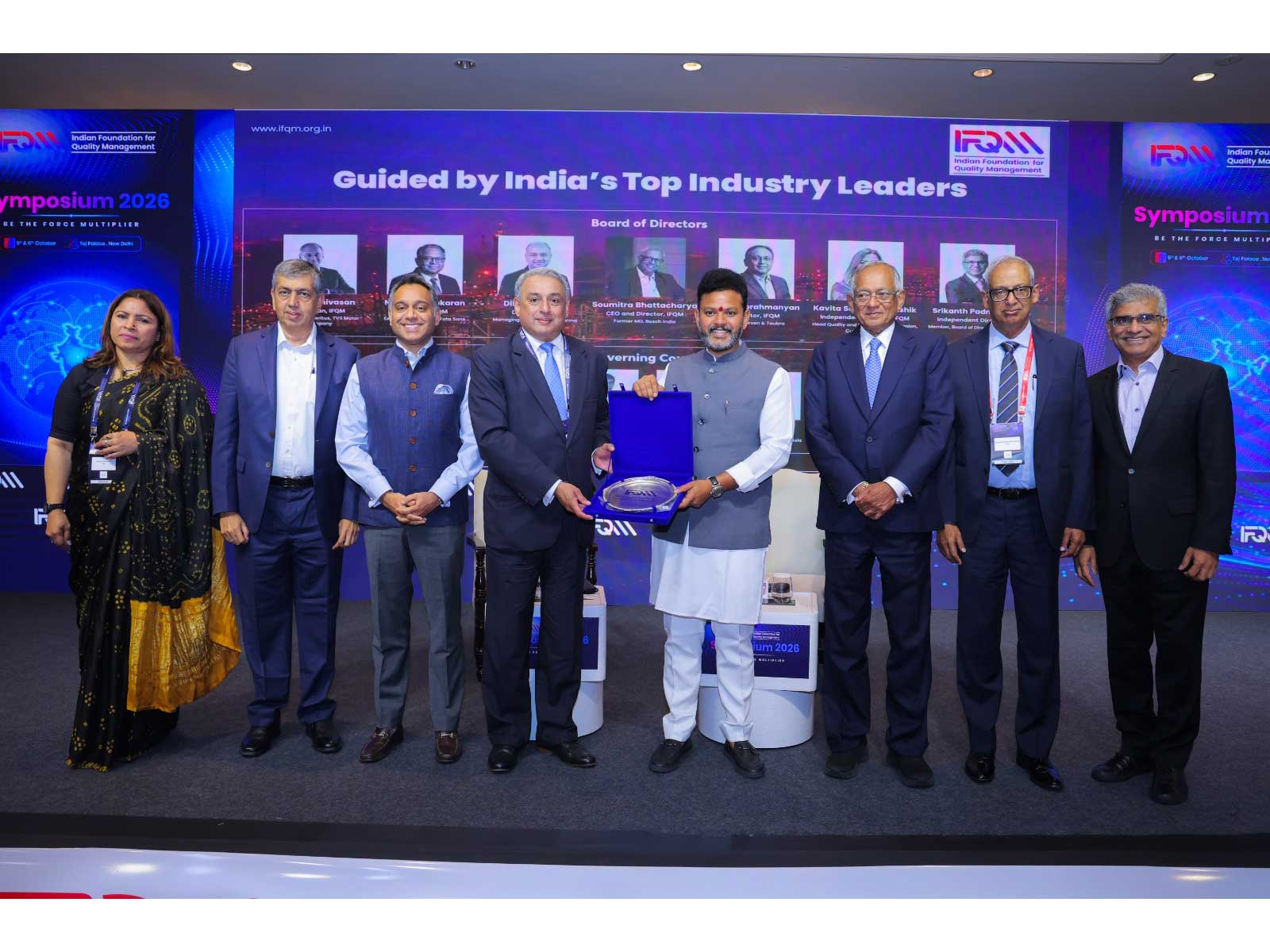 Kinjarapu Rammohan Naidu, Hon’ble Minister of Civil Aviation, Government of India with GC members of IFQM