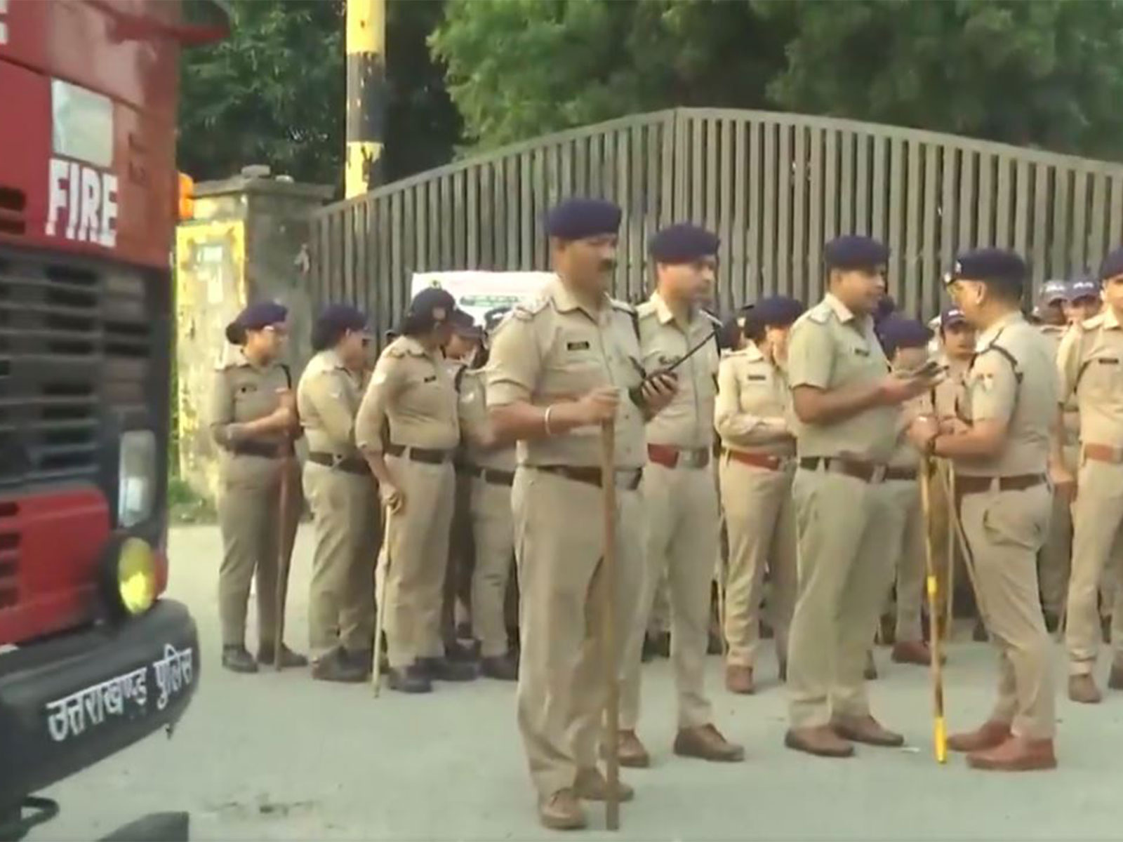 Security arrangement at the vote counting centre (Photo/ANI)