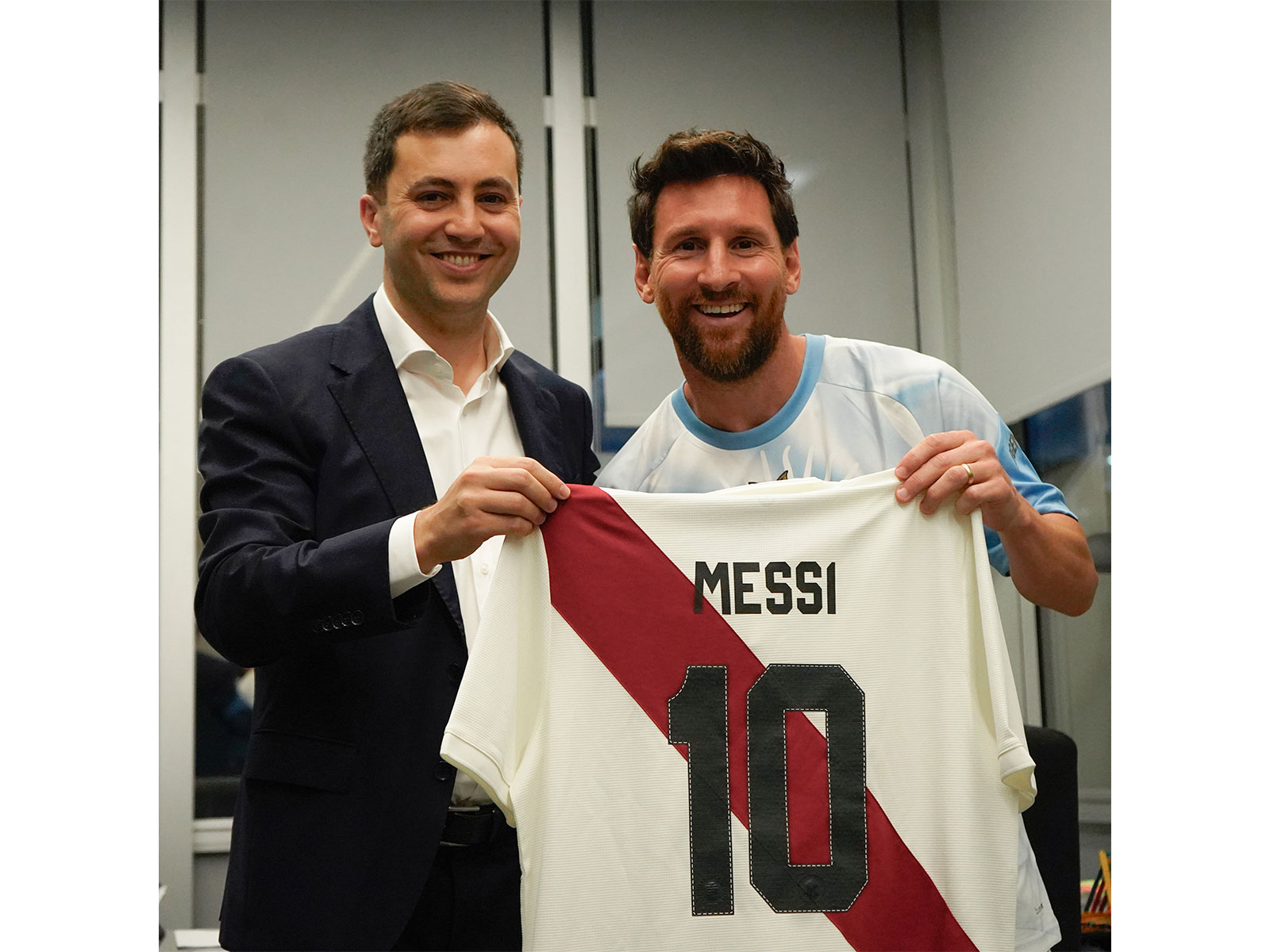 Lionel Messi (Photo:X/@RiverPlate)