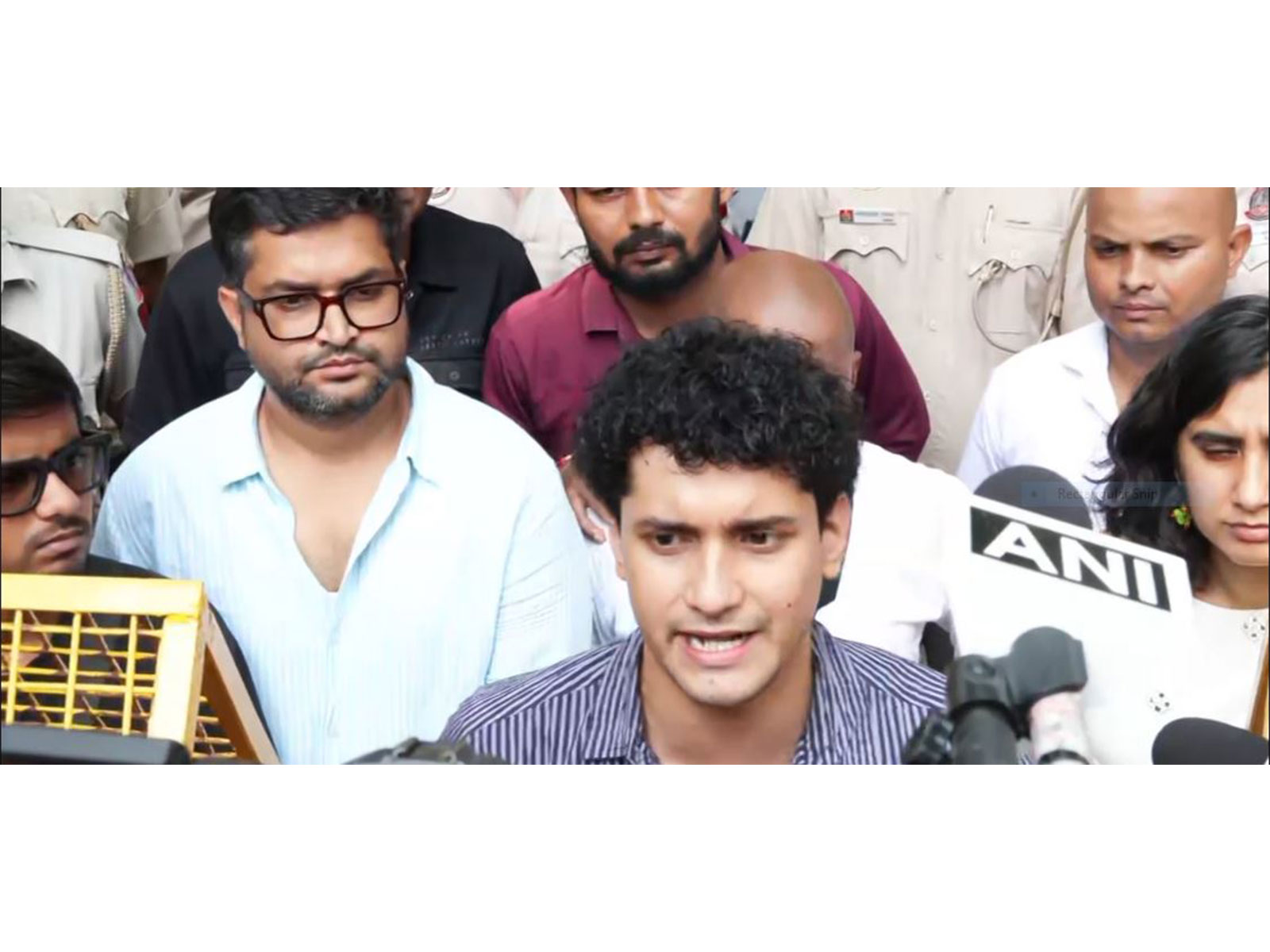 Cockroach Janta Party (CJP) chief spokesperson Saurav Das (Photo/ANI)