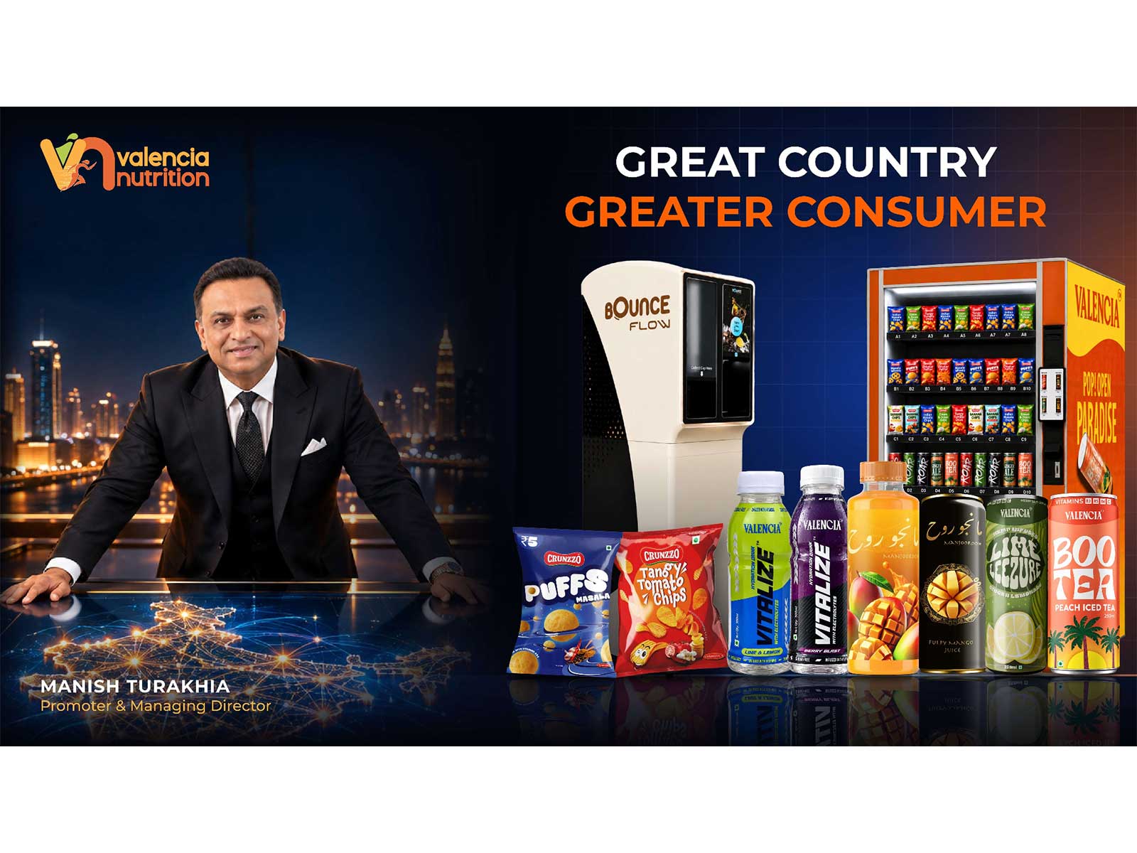 Valencia Nutrition Limited, India, Plans ₹1,500 Cr CCPS Raise Across Five Subsidiaries; Targets ₹51,787 Cr Revenue by FY32