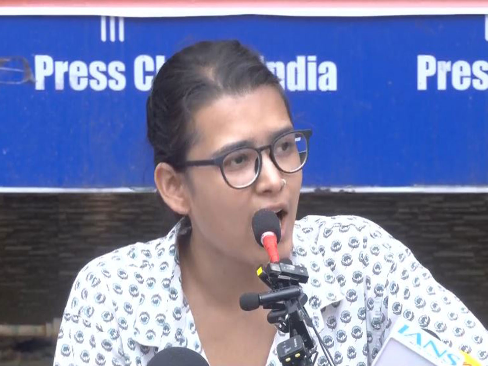 AISA National President Neha Bora (Photo/ANI)