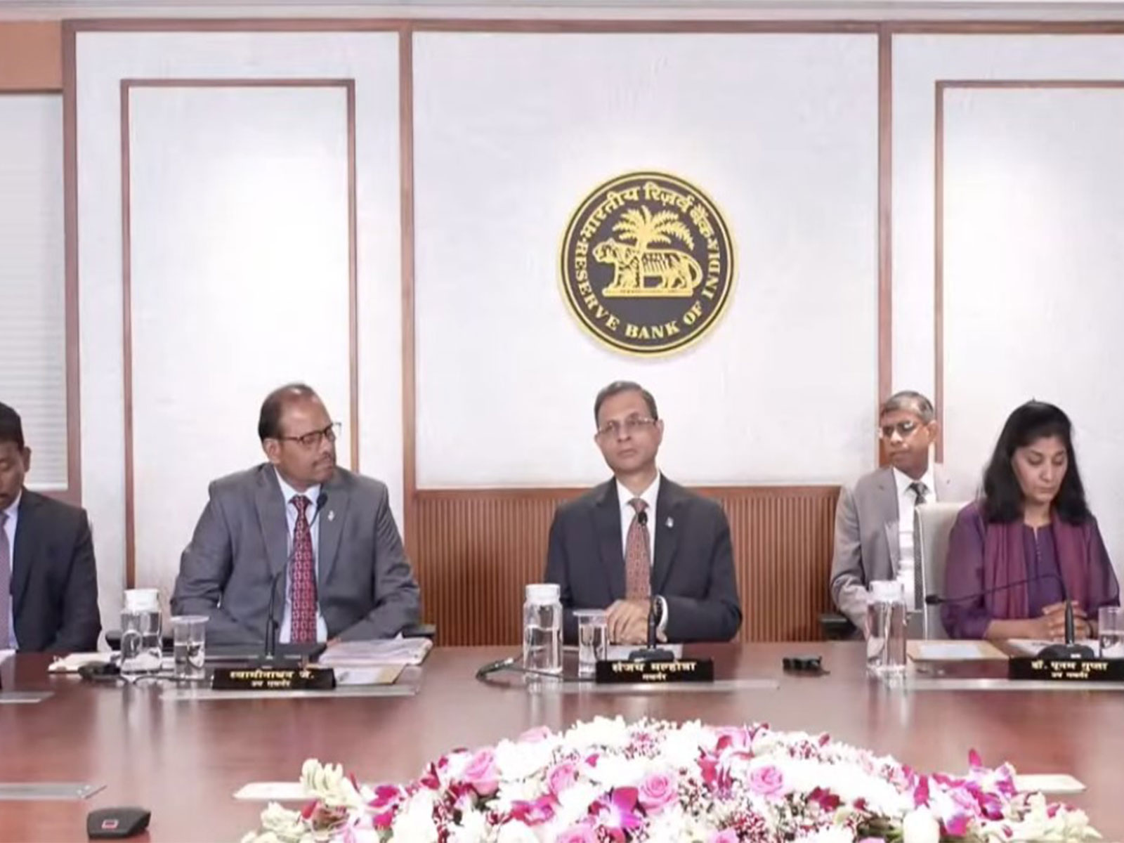 Post-Monetary Policy Press Conference by RBI. (Photo-ANI)
