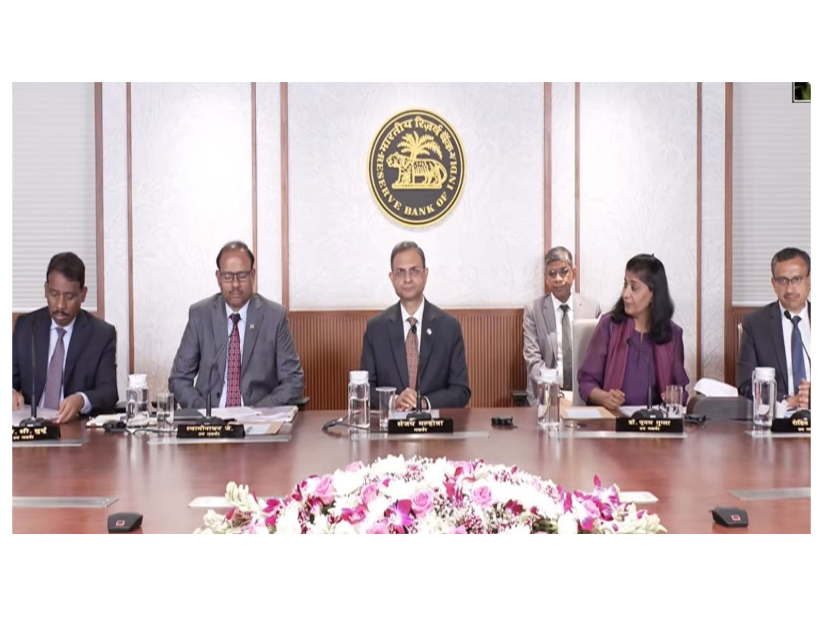 Post-Monetary Policy Press Conference by RBI. (Photo-ANI)