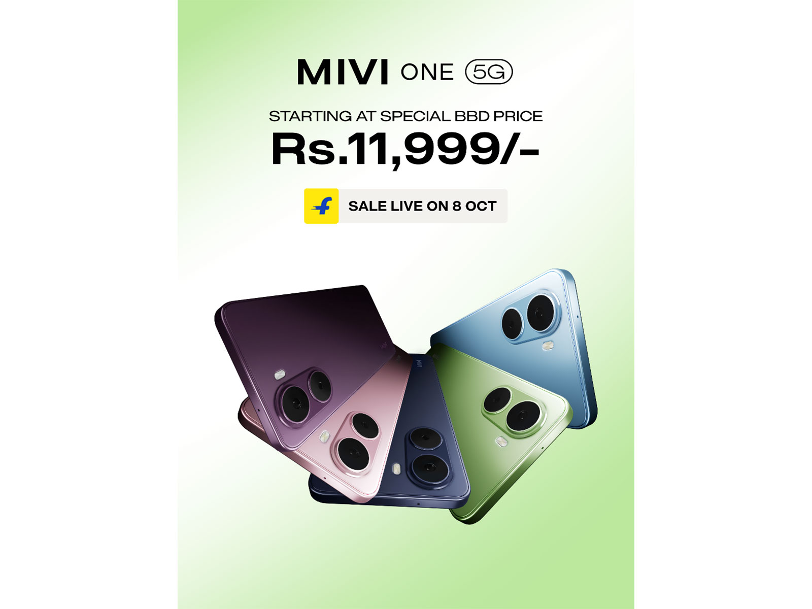 Mivi One 5G Goes on Sale with Flipkart Big Billion Days; Price Starting at ₹11,999*