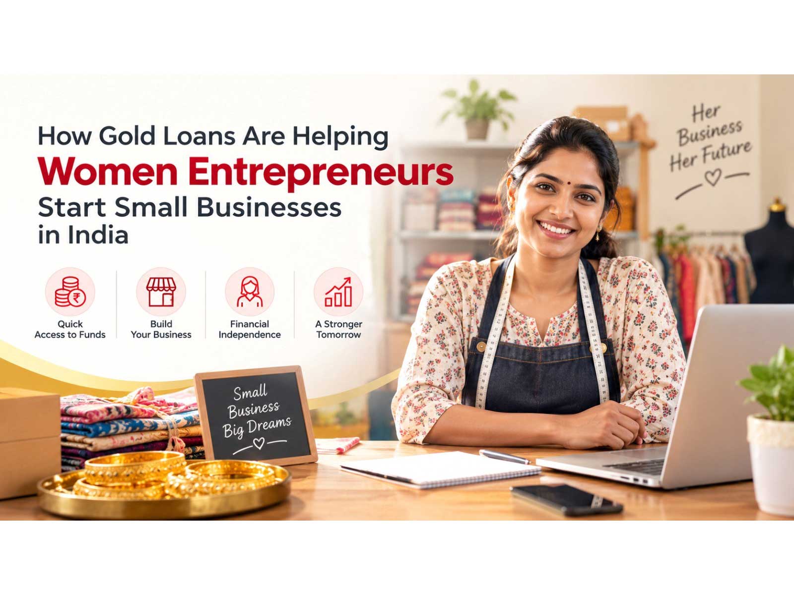 How Gold Loans Are Helping Women Entrepreneurs Start Small Businesses in India