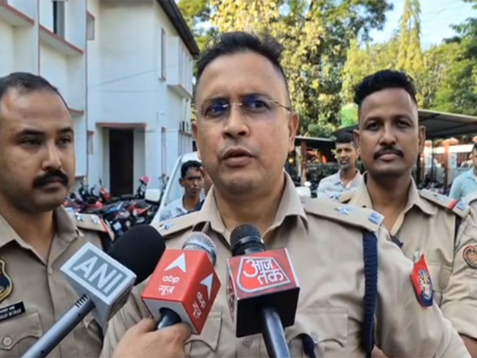Jorhat Sadar Police Station Officer-in-Charge Hrishikesh Hazarika (Photo/ANI)