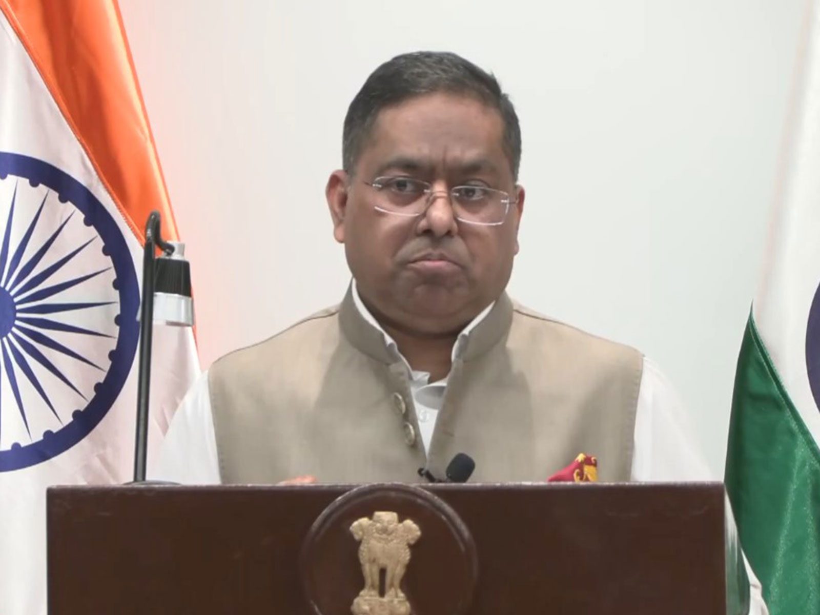 MEA Spokesperson Randhir Jaiswal (Photo/ANI)