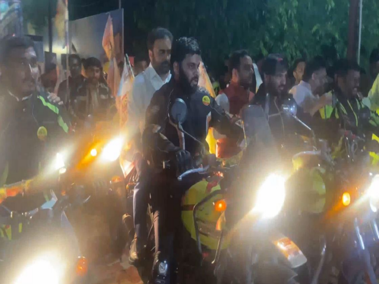 Seva Sankalp Bike Yatra arrives in Varanasi from Tirupati (File Photo/ANI)
