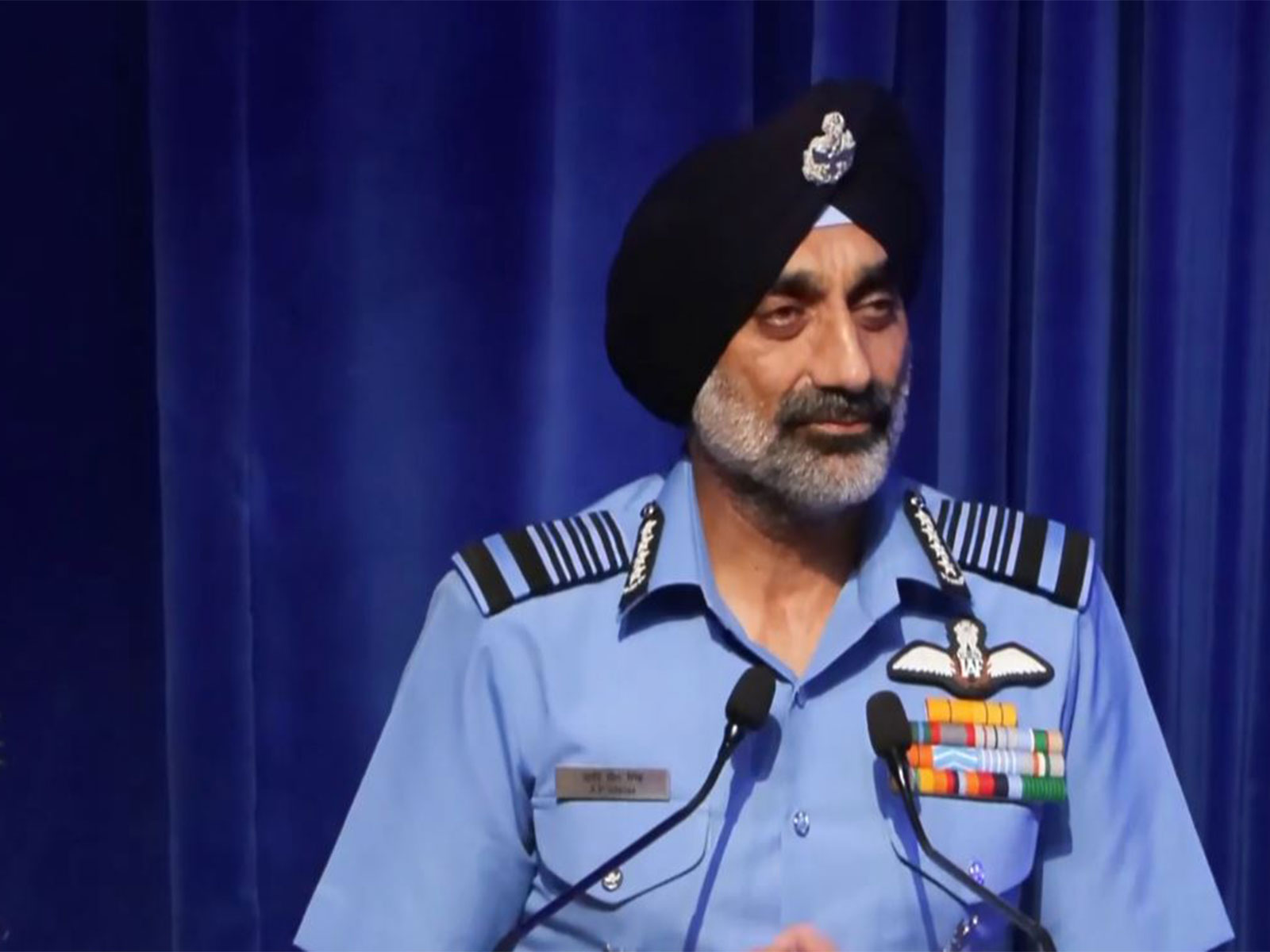 Indian Air Force chief Air Chief Marshal AP Singh (Photo/ANI)